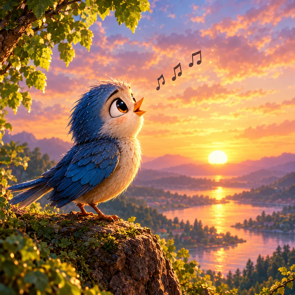 image about 🐦 العصفور الحزين الذي وجد الأمل بعد الوحدة