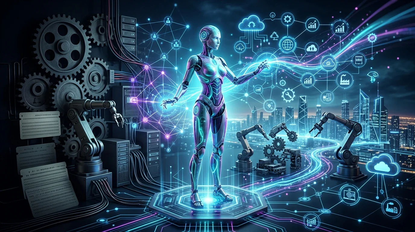 image about 🚀 التكنولوجيا والأتمتة والذكاء الاصطناعي: كيف يتشكل مستقبل العمل والحياة؟