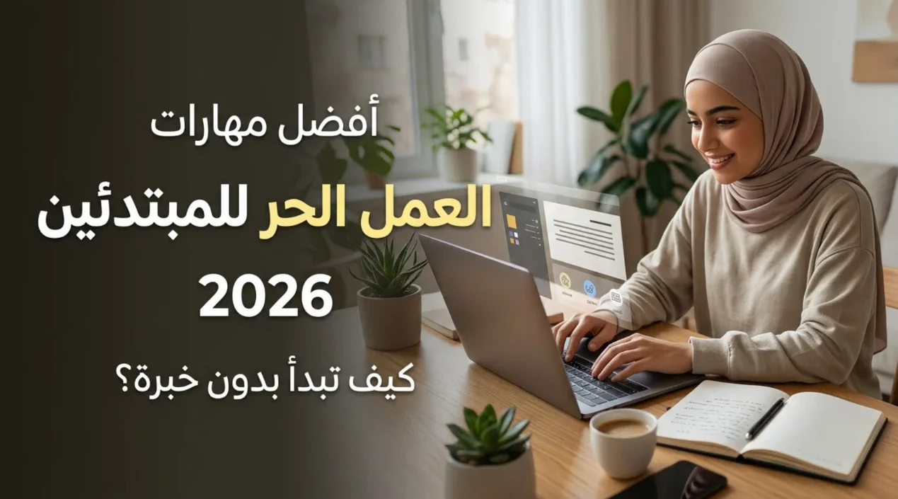 image about الربح من العمل الحر 2026: كيف تبدأ بدون خبرة وتكسب أول 1000 دولار؟