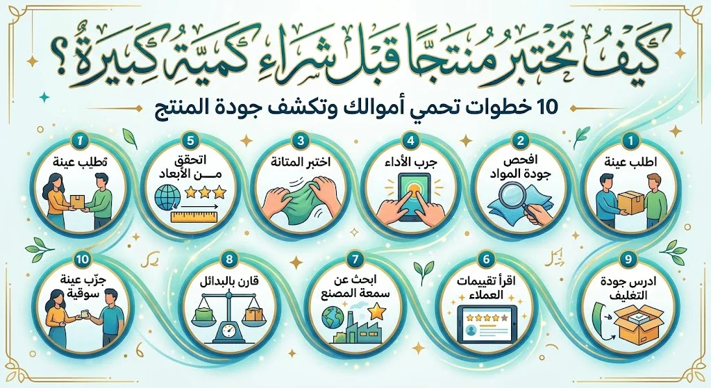 image about كيف تختبر منتجًا قبل شراء كمية كبيرة؟ 10 خطوات تحمي أموالك وتكشف جودة المنتج