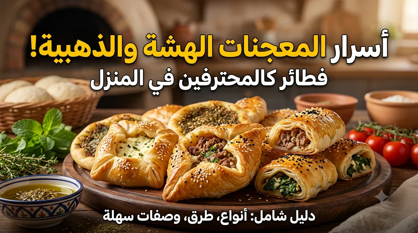 image about أسرار عجائن المخبوزات الذهبية: دليل شامل لتحضير أشهى المعجنات الفطائر والبيتزا الهشة بالمنزل كالمحترفين