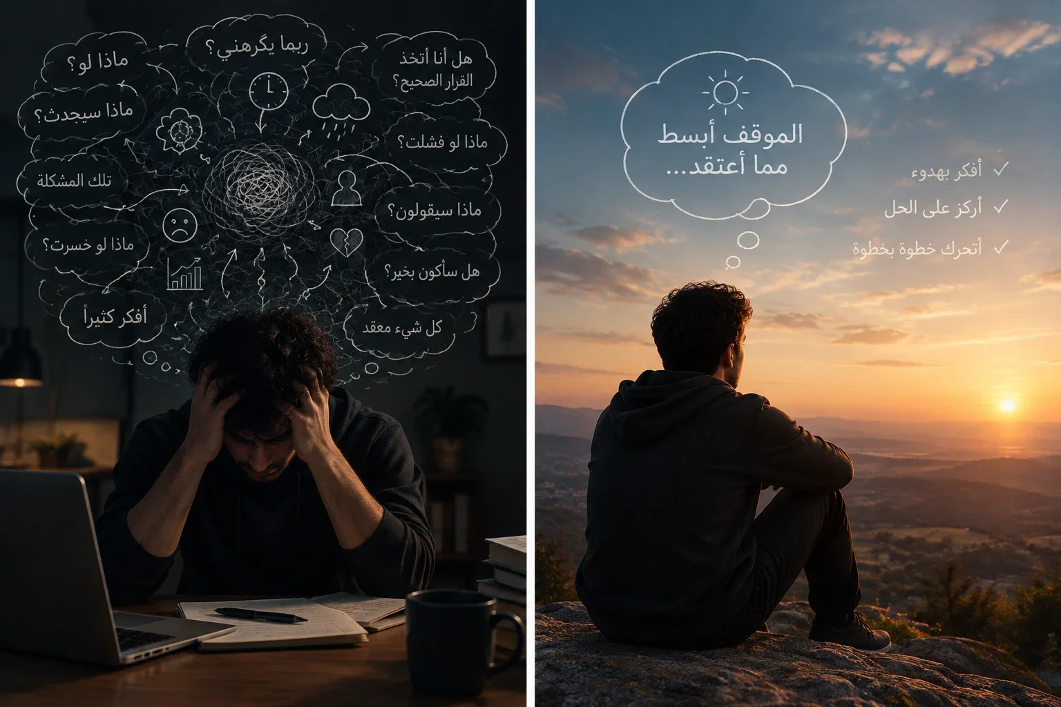 image about لماذا نكبر الأمور في أذهاننا!؟