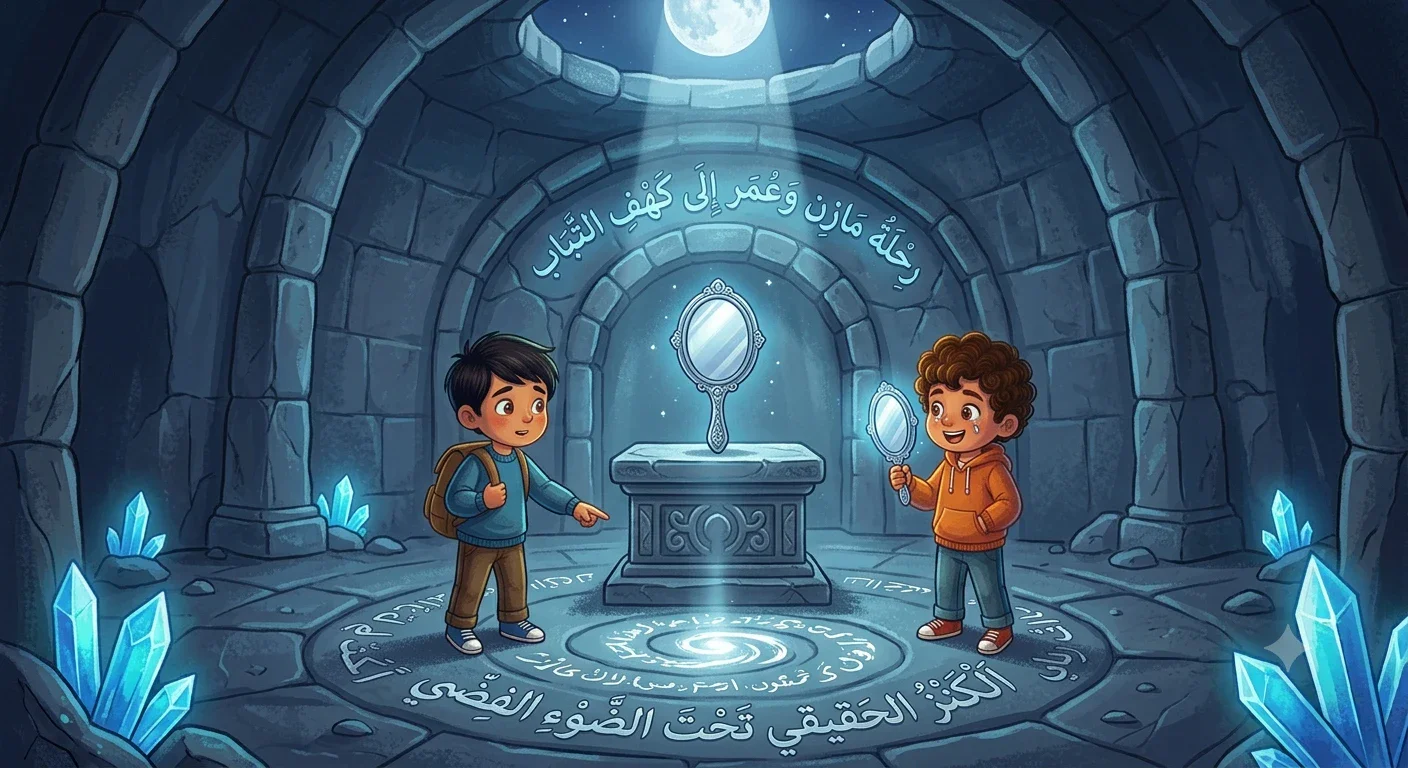 image about رحلة مازن وعمر إلى كهف التباب