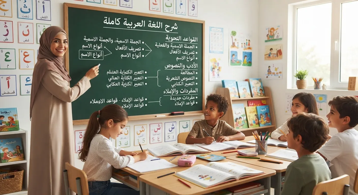 image about  أقوى شرح لدرس  نشيد أسرتي للصف الأول الابتدائي 2027.. شرح مبسط وأسئلة مهمة