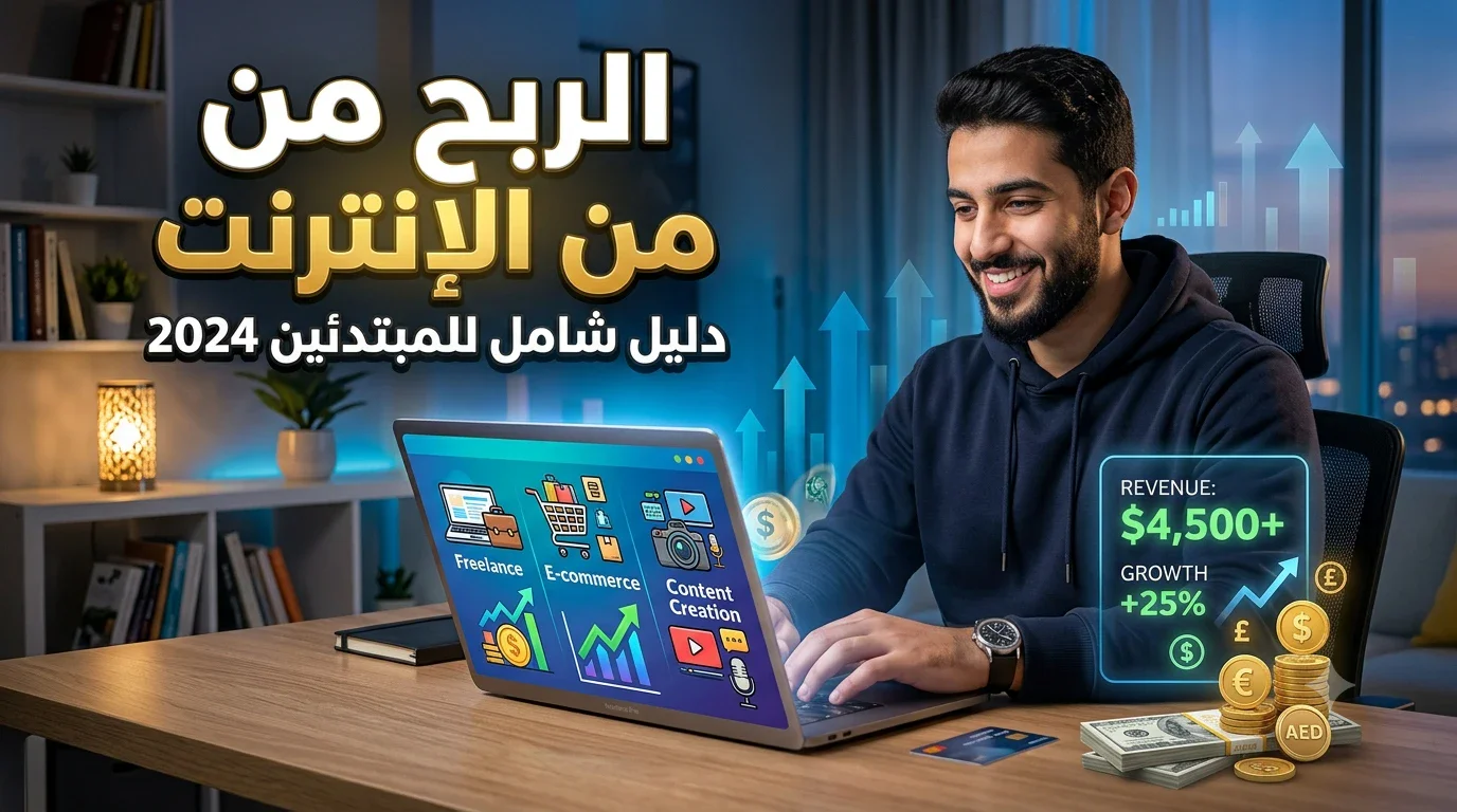 image about الربح من الإنترنت: دليلك لبدء تحقيق دخل حقيقي من المنزل