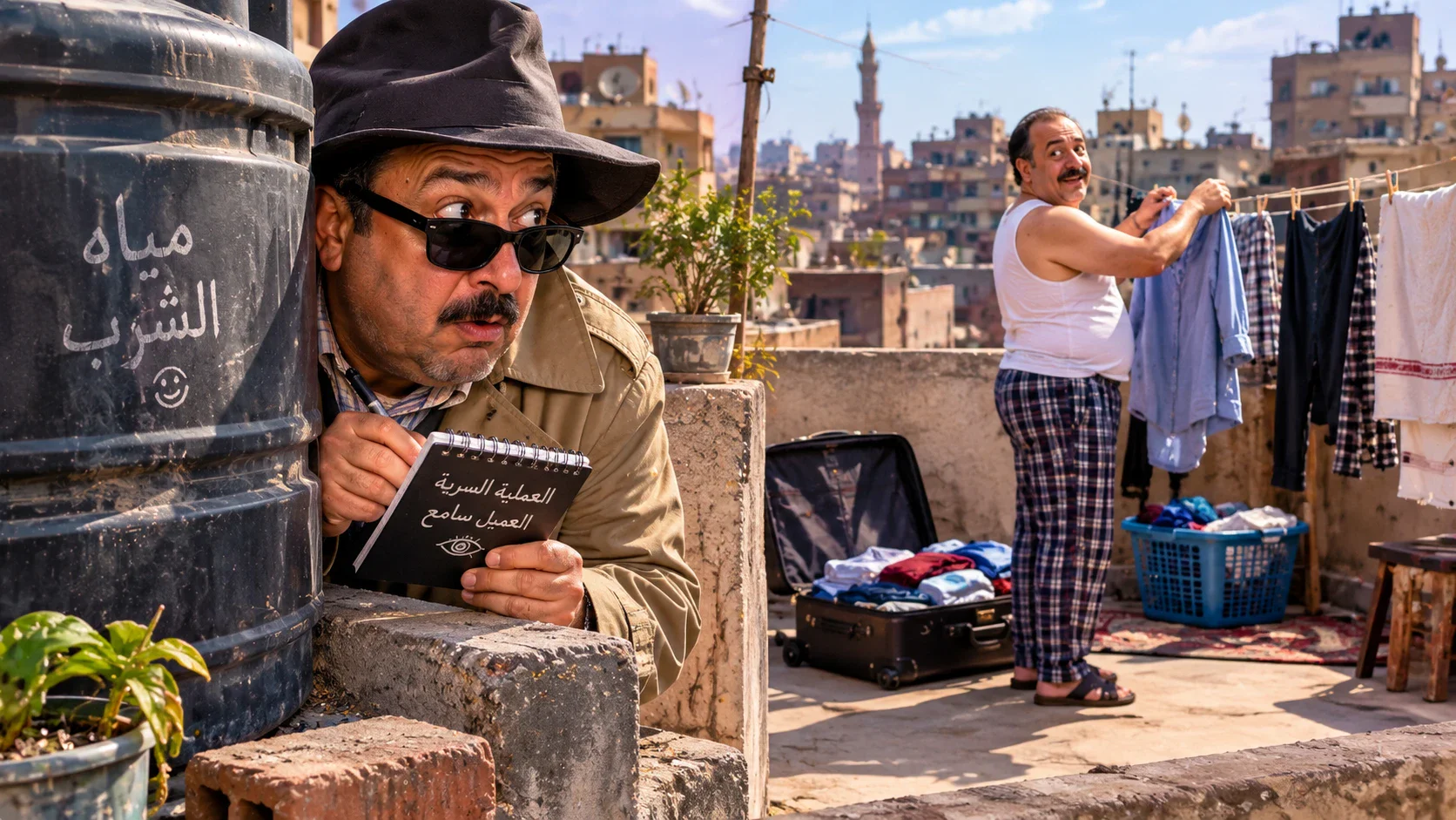 image about لما أبو سامح قرر يبقى مخبر سري