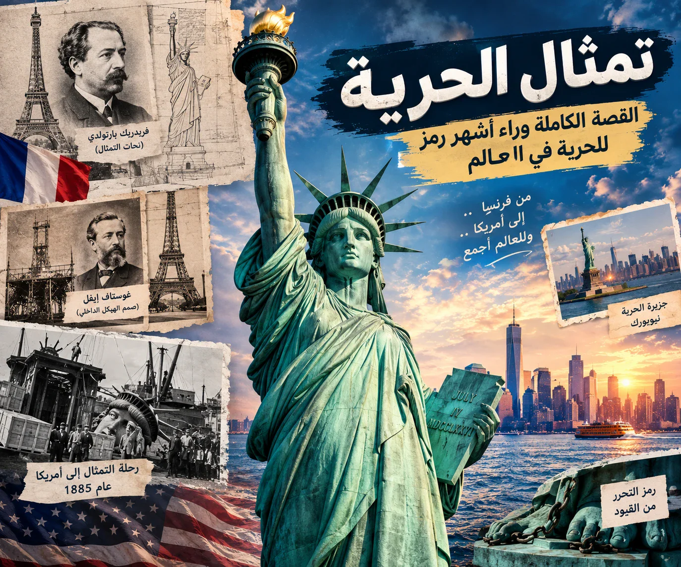 image about تمثال الحرية.. القصة الكاملة وراء أشهر رمز للحرية في العالم