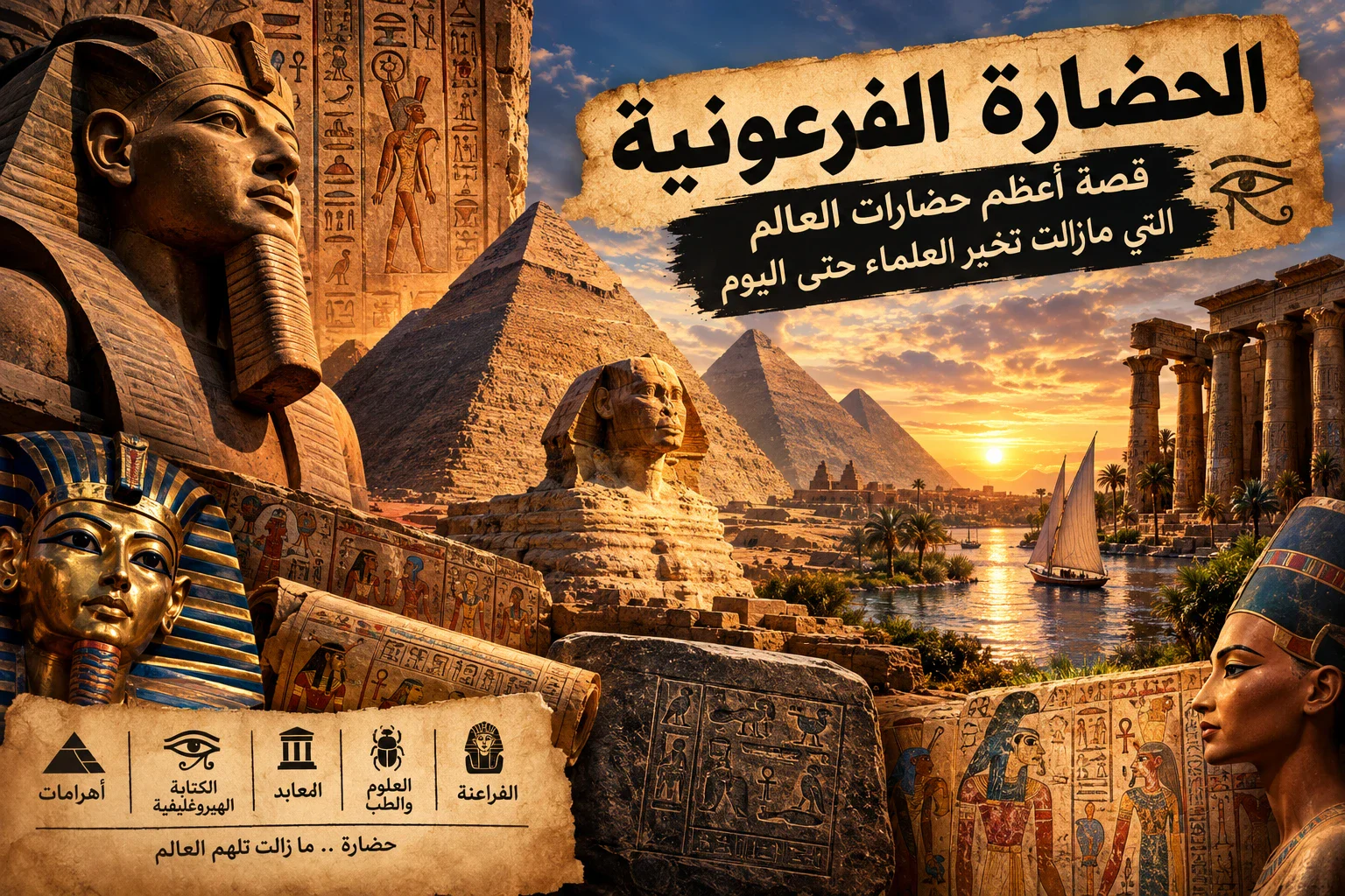 image about الحضارة الفرعونية.. قصة أعظم حضارات العالم التي ما زالت تحير العلماء حتى اليوم