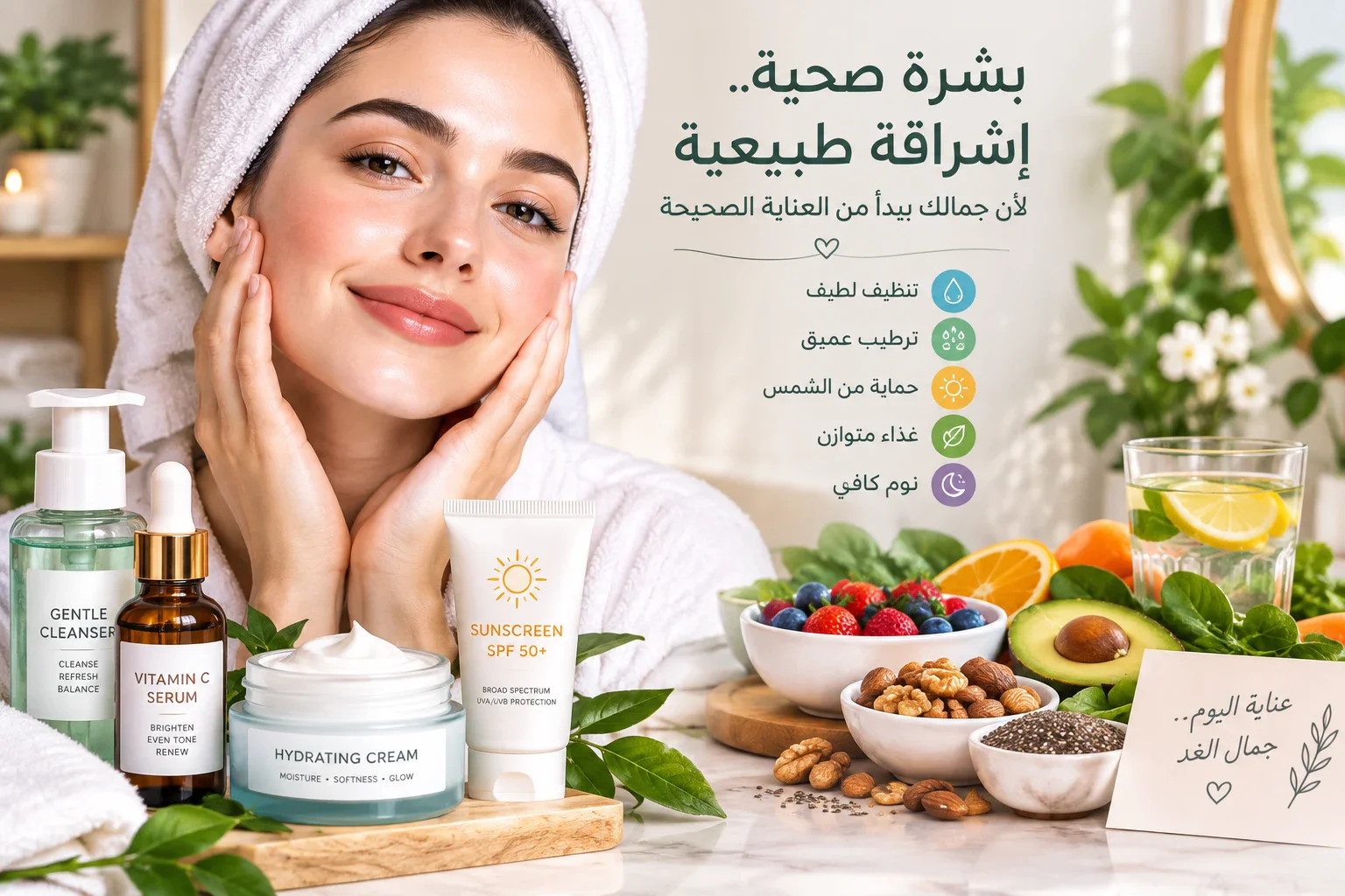 image about بشرة نضرة اكثر اشراقة