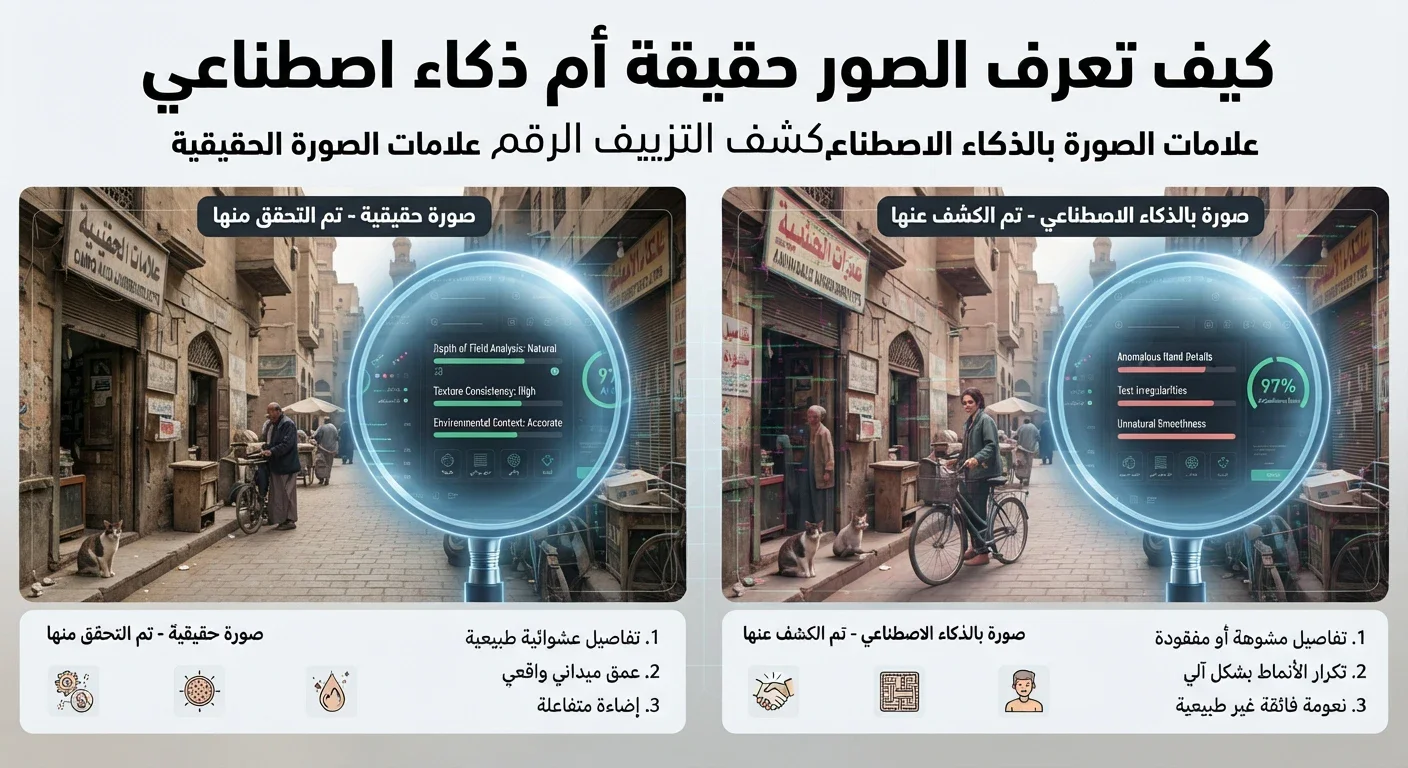 image about إزاي تعرف إن الصورة أو الفيديو معمول بالذكاء الاصطناعي؟