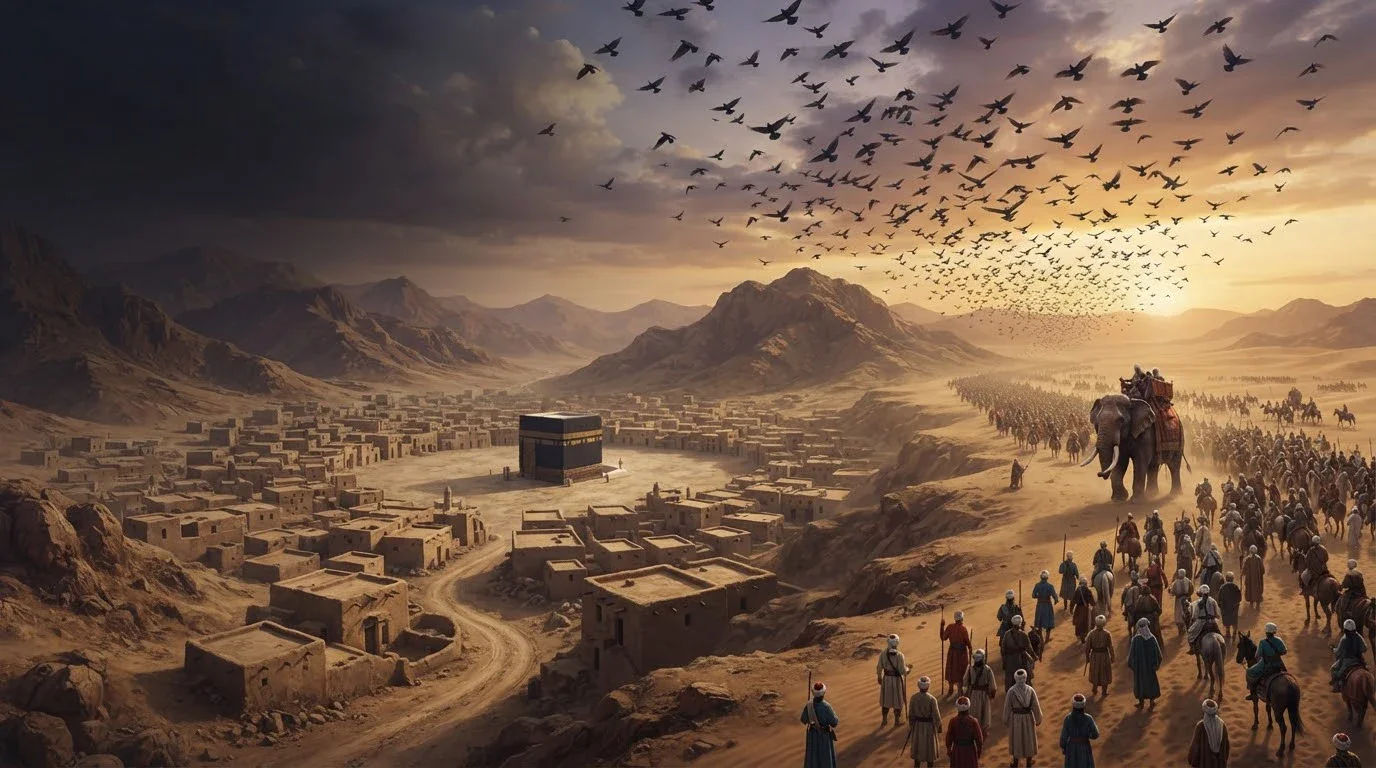 image about قصة أبرهة الحبشي وهدم الكعبة.. ماذا حدث في عام الفيل قبل مولد النبي ﷺ