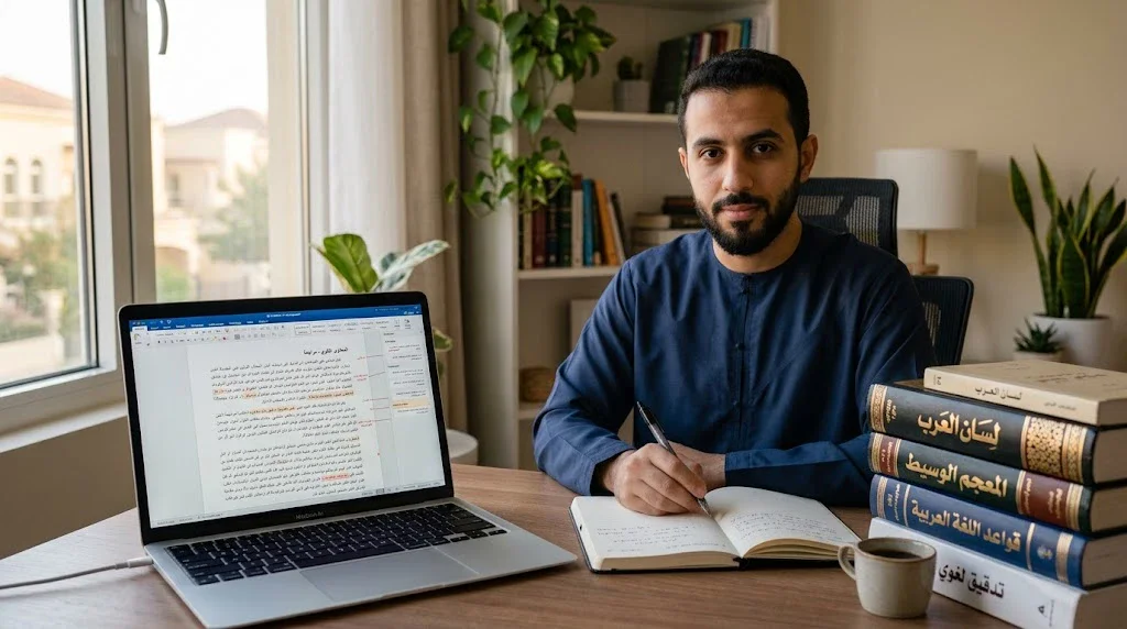 image about كيف تبدأ مهنة التدقيق اللغوي للغة العربية؟ خطوات عملية لبناء مسارك المهني