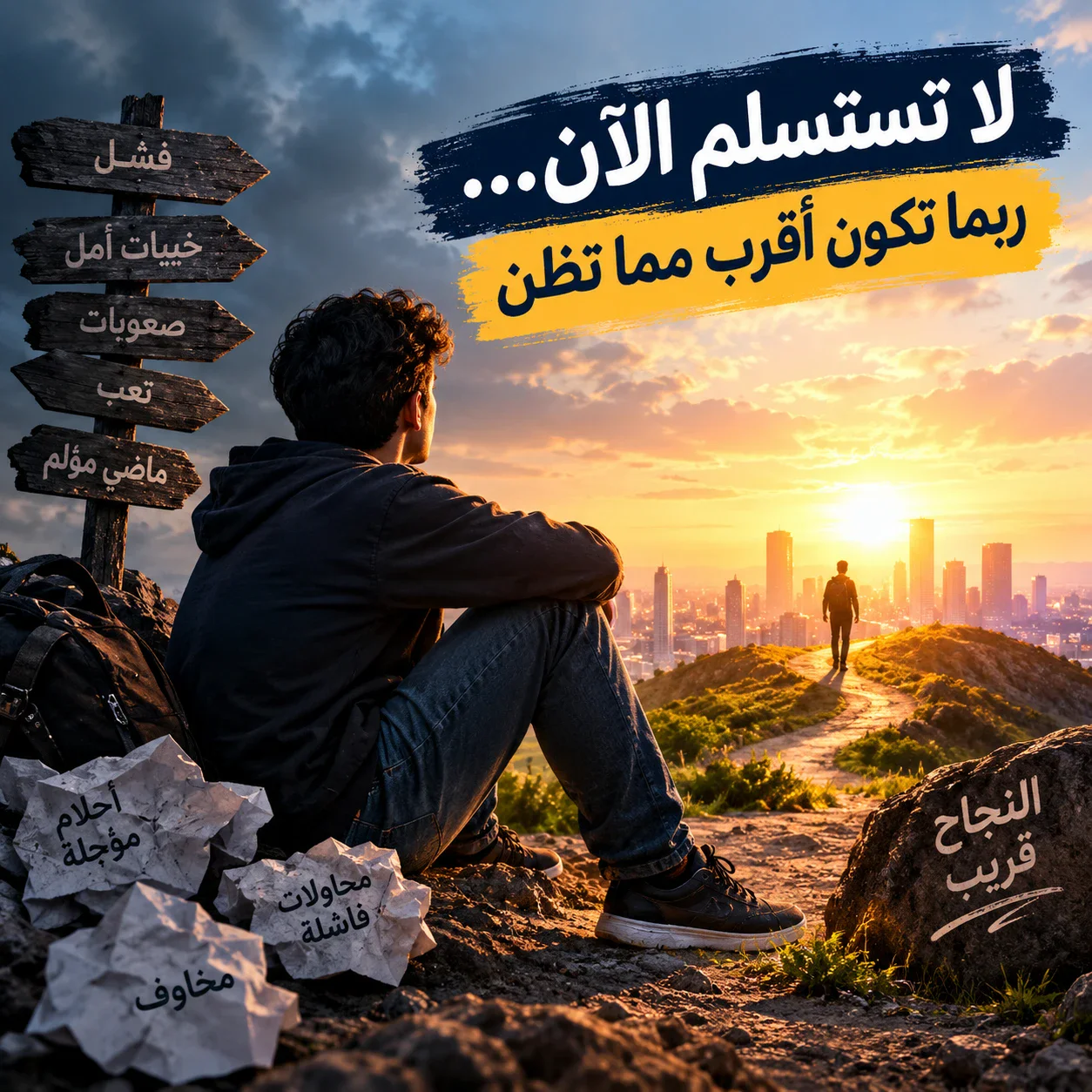 image about لا تستسلم الآن... ربما تكون أقرب مما تظن