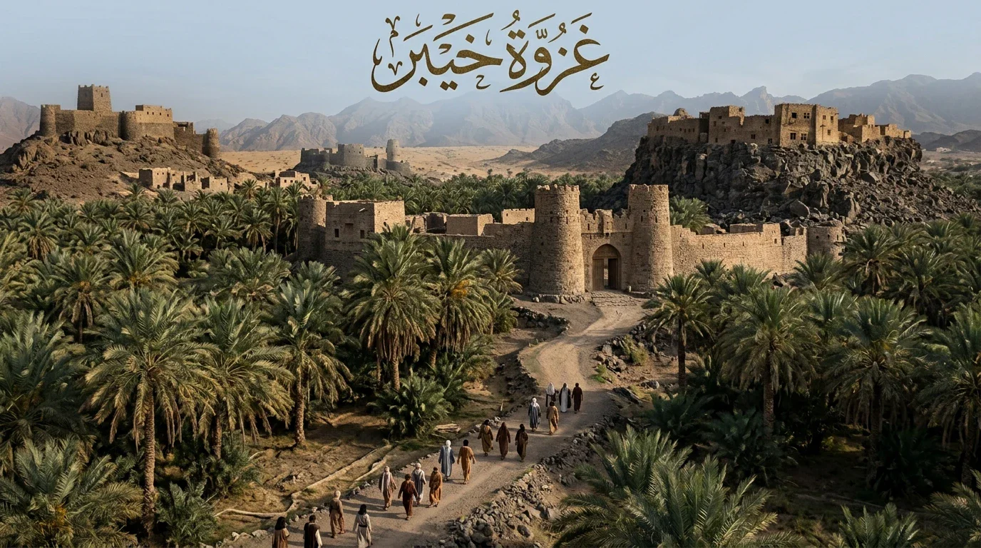 image about غزوة خيبر: أحداثها وأسبابها ونتائجها في التاريخ الإسلامي