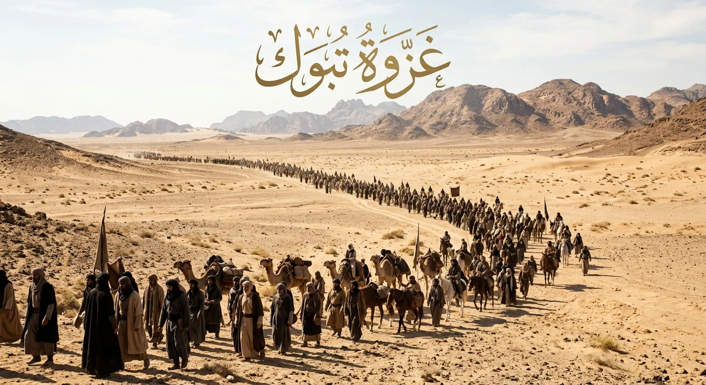 image about غزوة تبوك: رحلة صعبة وأحداث مهمة في السيرة النبوية