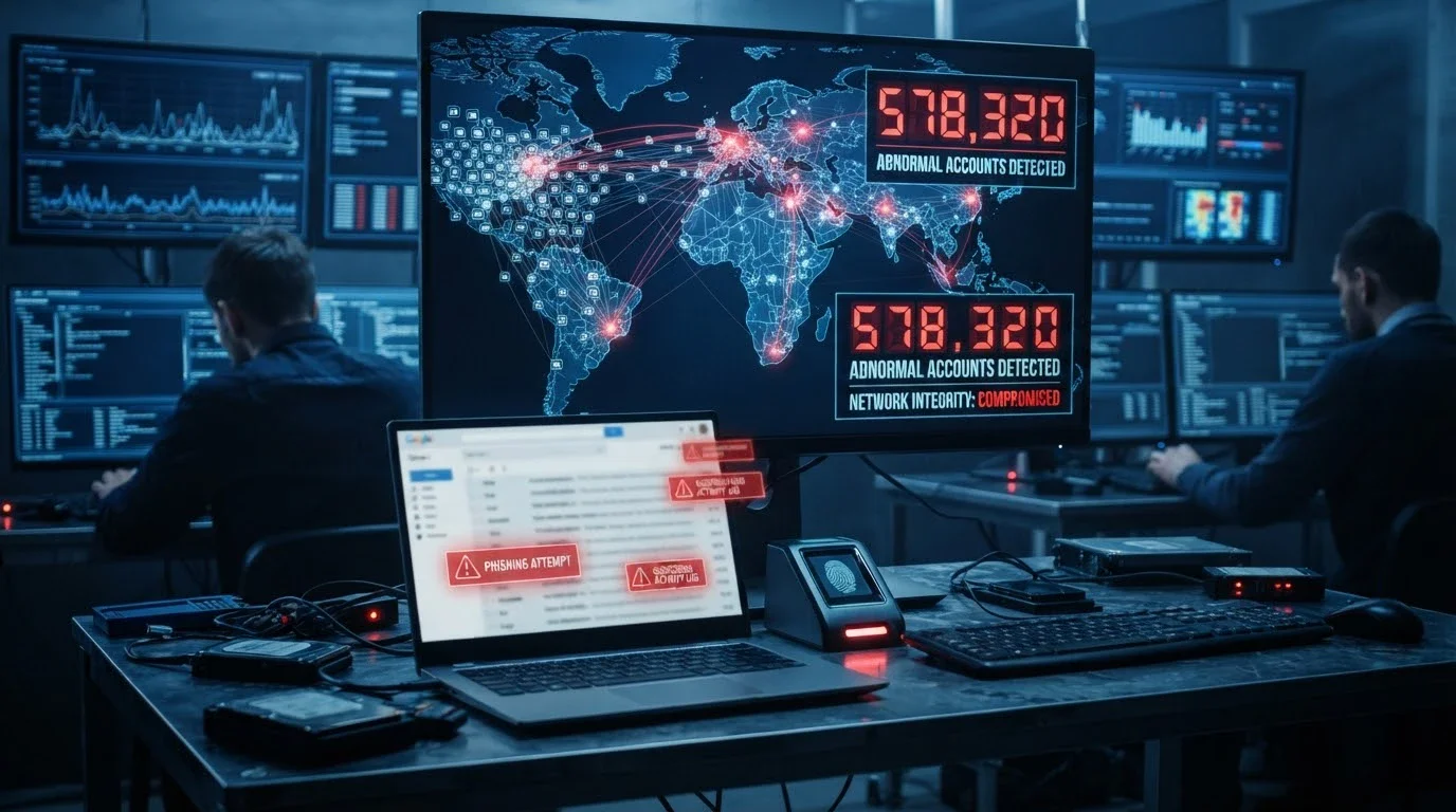 image about أكثر من 500 ألف حساب Gmail وهمي.. كيف تحولت الحسابات المزيفة إلى أداة للجريمة الإلكترونية؟