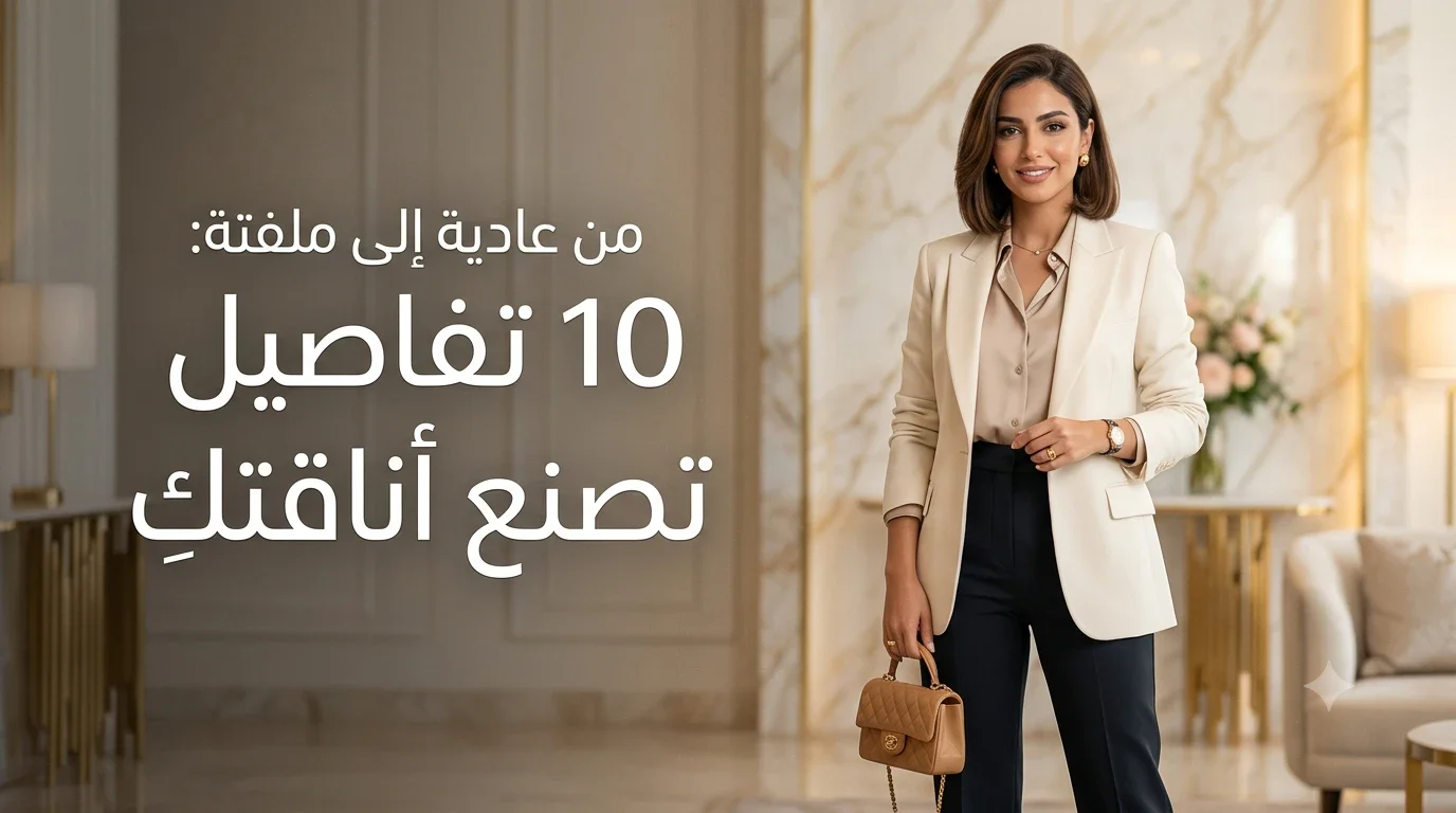 image about من عادية إلى ملفتة: 10 تفاصيل تصنع أناقتكِ
