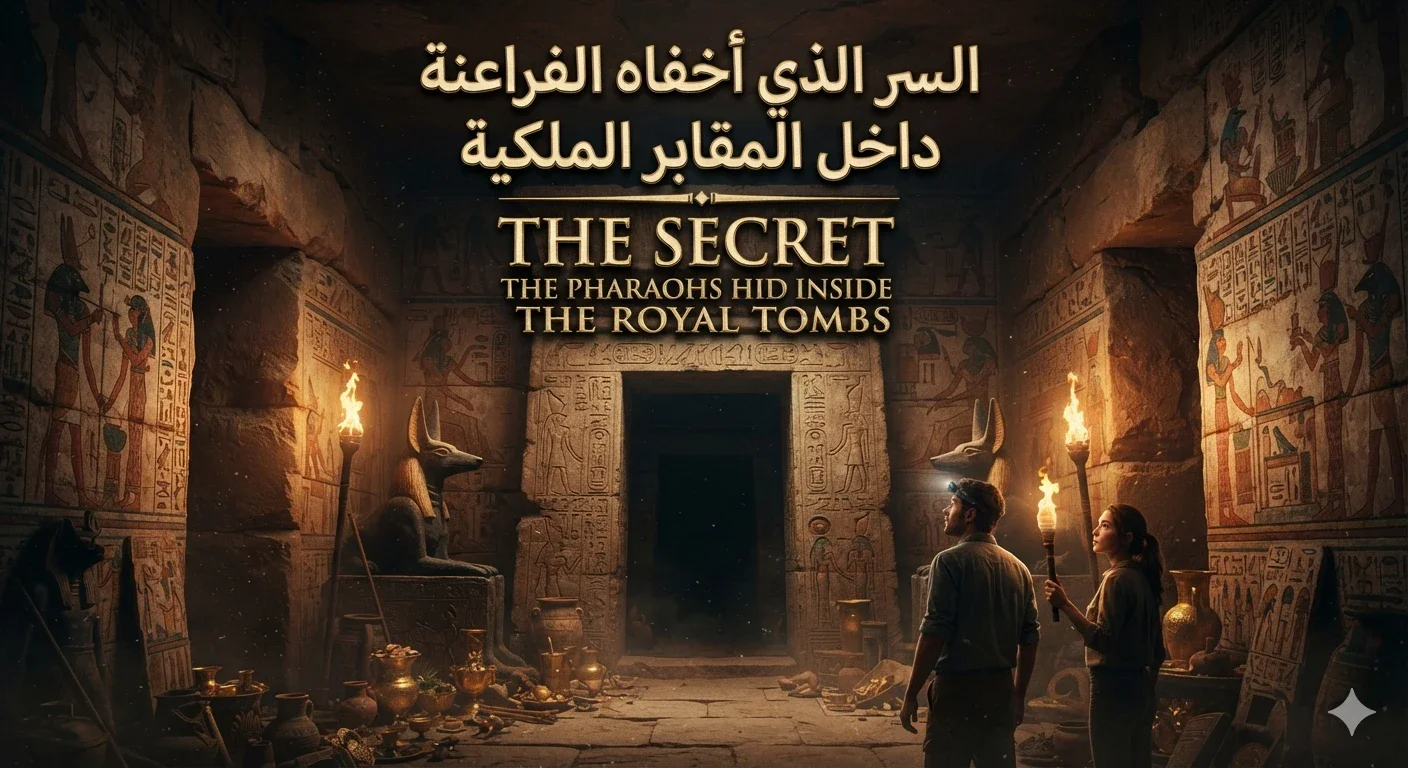image about السر الذي أخفاه الفراعنة داخل المقابر الملكية