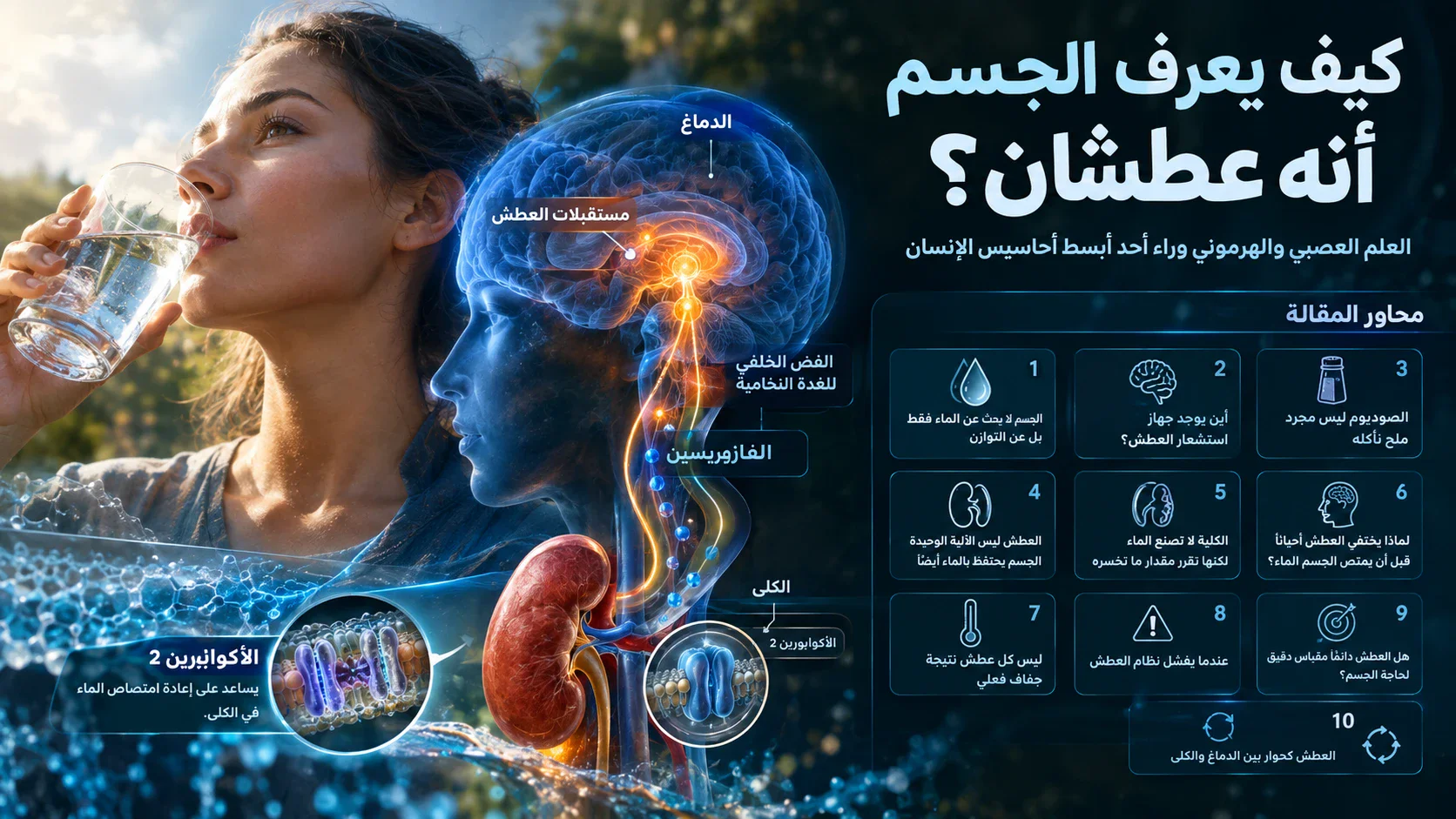 image about كيف يعرف الجسم أنه عطشان؟