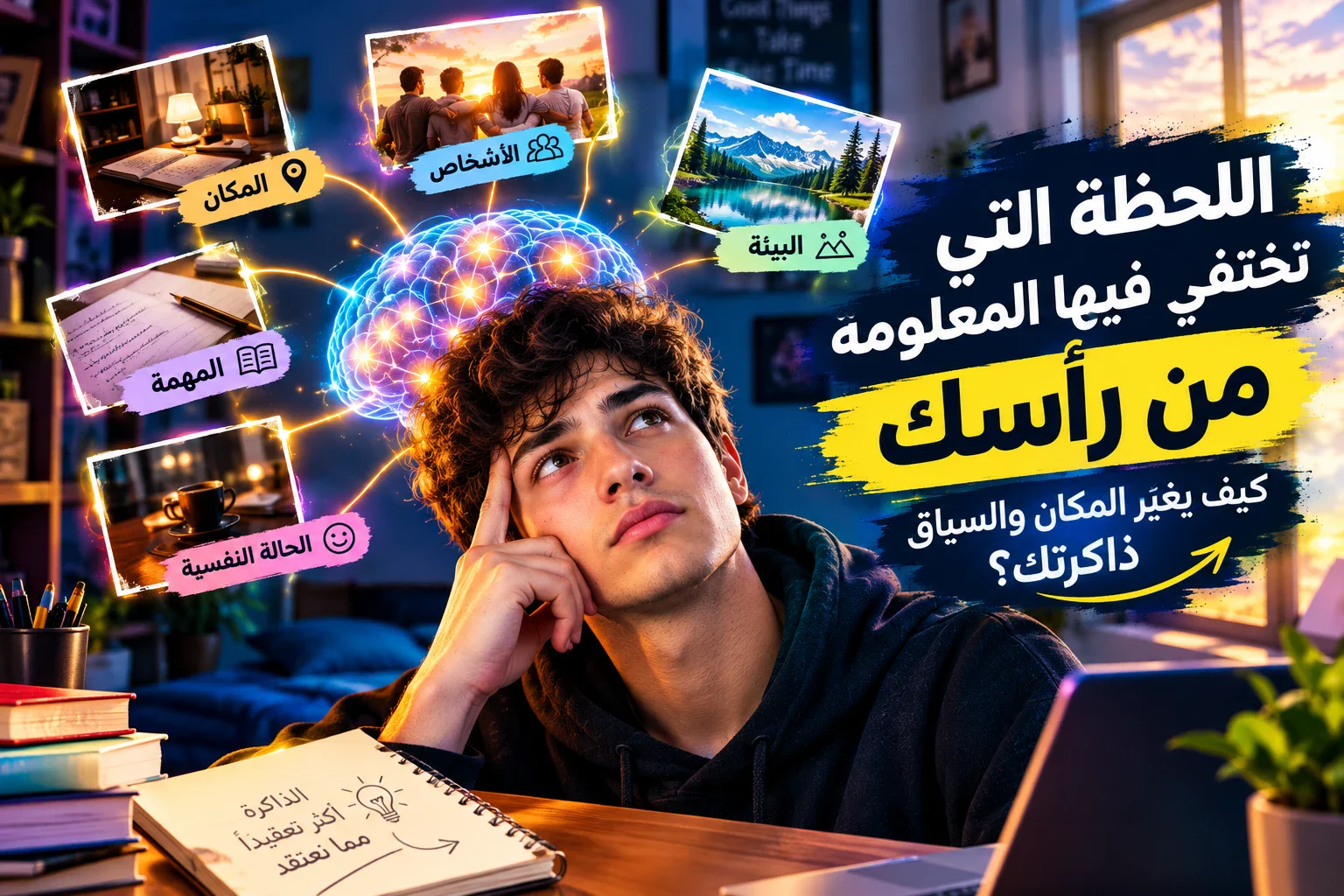 image about اللحظة التي تختفي فيها المعلومة من رأسك