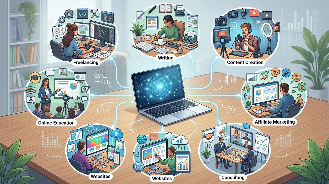 image about هل تريد الربح من الإنترنت بدون بيع منتجات؟ 7 أفكار تعتمد على تقديم قيمة حقيقية