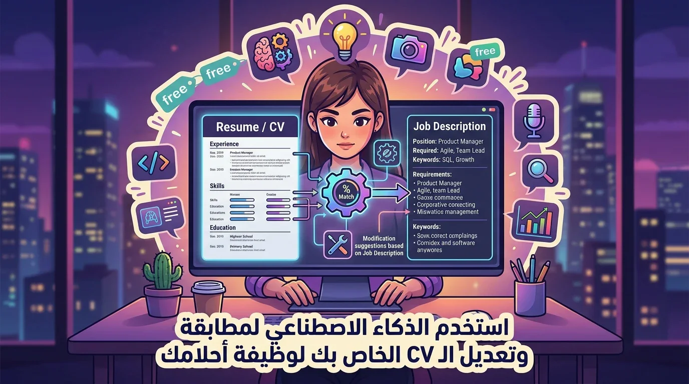 image about إزاي تخلي ChatGPT يعدل الـCV حسب كل وظيفة في دقائق؟ Prompt جاهز