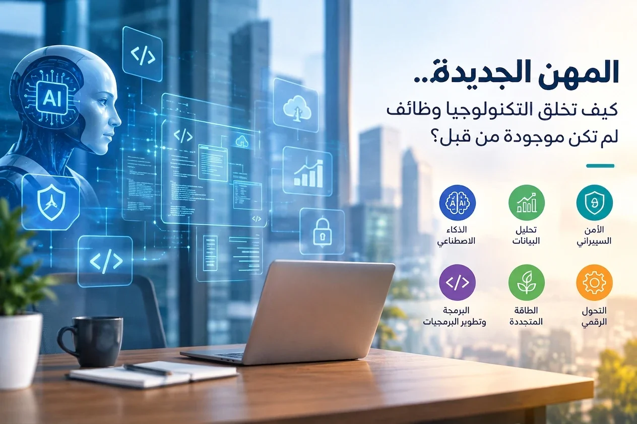 image about المهن الجديدة.. كيف تخلق التكنولوجيا وظائف لم تكن موجودة من قبل؟