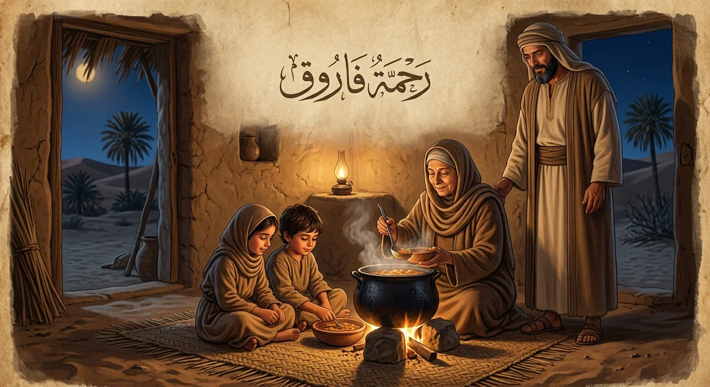 image about قدر على النار ودموع في الظلام: القصة التي هزت فاروق الأمة عمر بن الخطاب