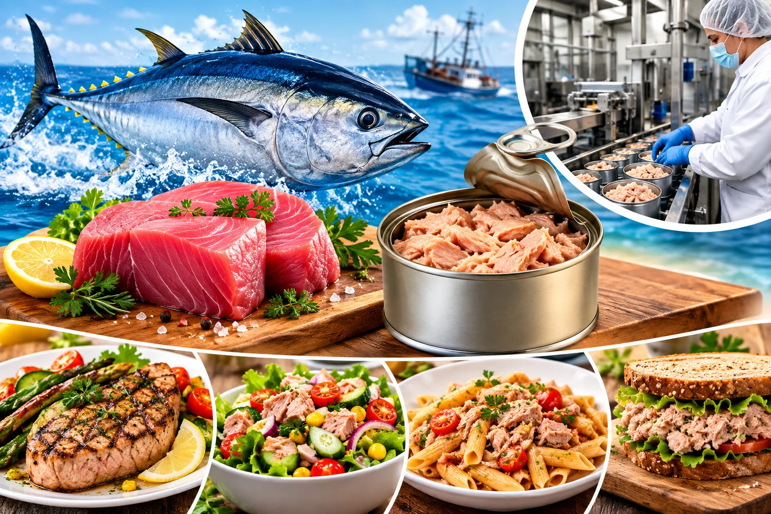 image about كل ما تريد معرفته عن سمك التونة: التصنيع وطرق الطهي Everything You Need to Know About Tuna Fish: Processing and Cooking