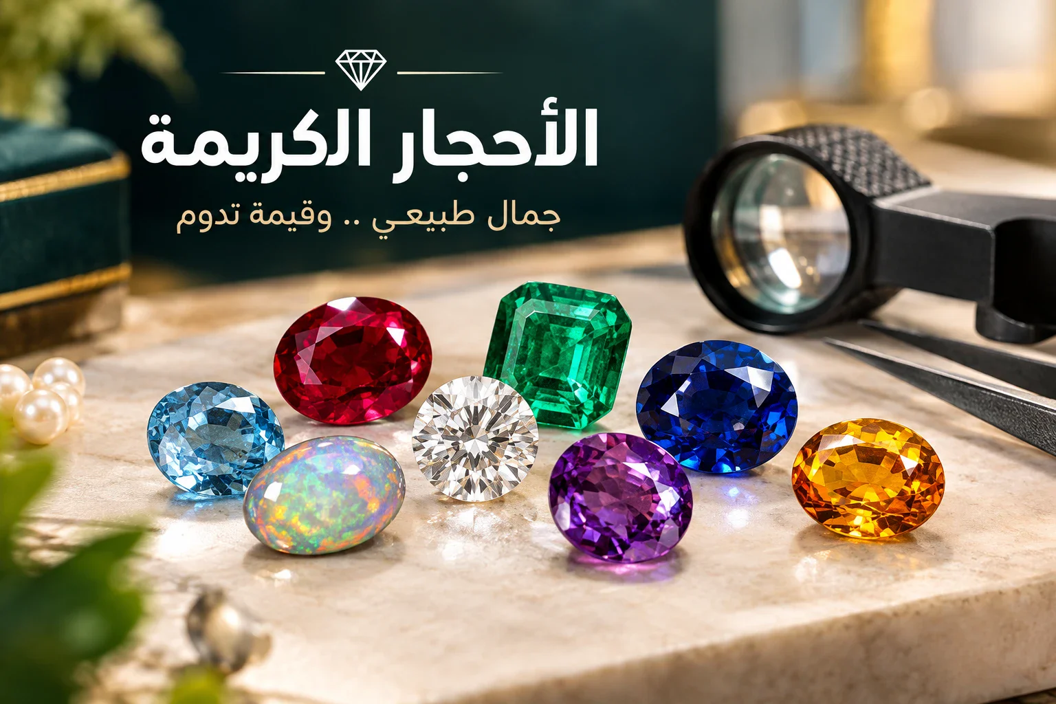 image about الأحجار الكريمة: أشهر الأنواع وكيف تكتشف الحجر الأصلي؟
