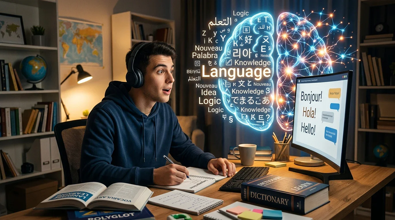 image about هل تعلم اللغات يزيد الذكاء؟ الحقيقة العلمية وتأثير تعلم اللغات على الدماغ