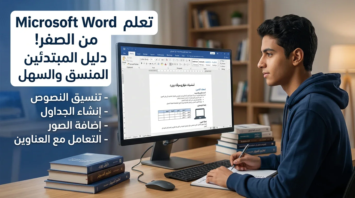 image about تعلم أساسيات Word: دليل عملي للمبتدئين لإتقان برنامج Microsoft Word