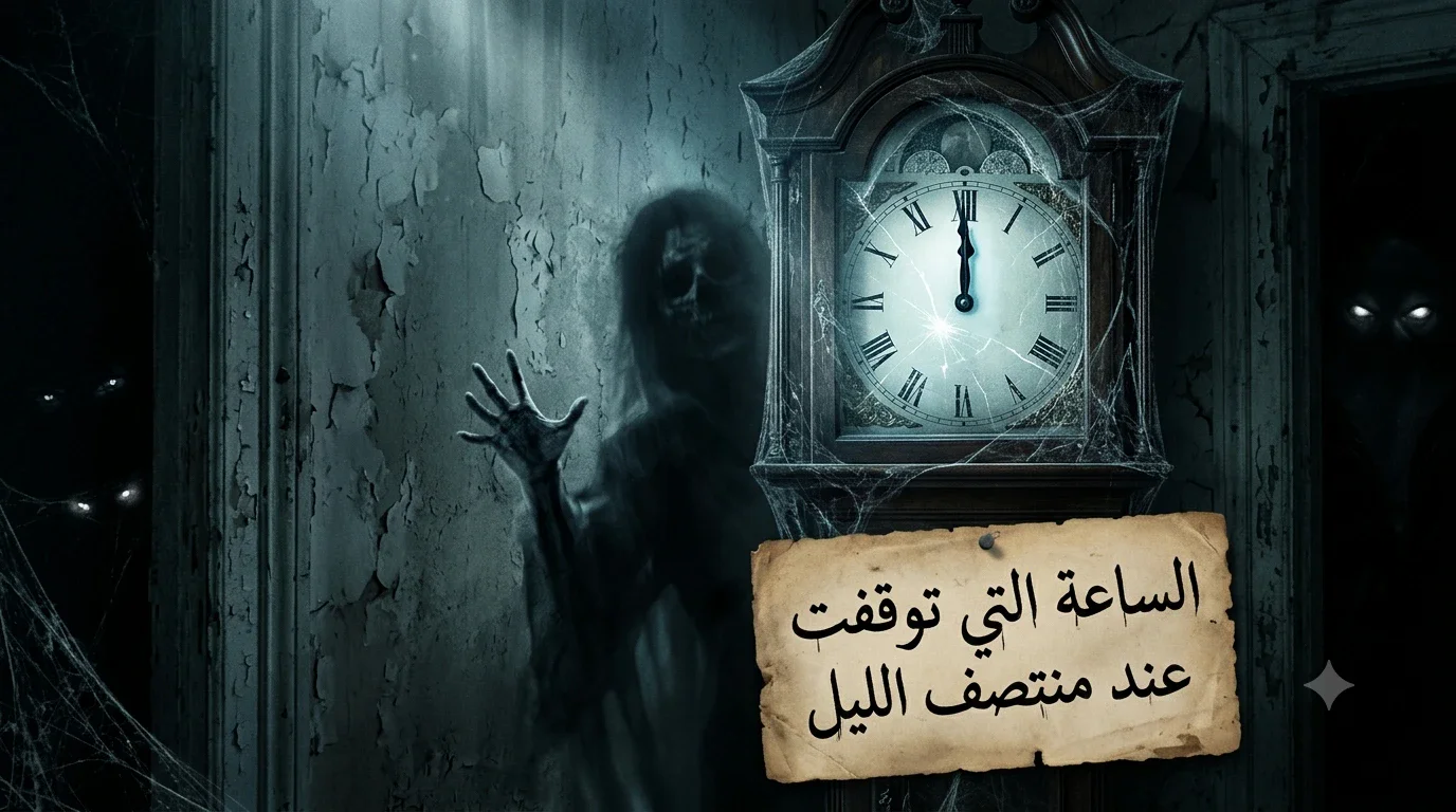 image about الساعة التي توقفت عند منتصف الليل