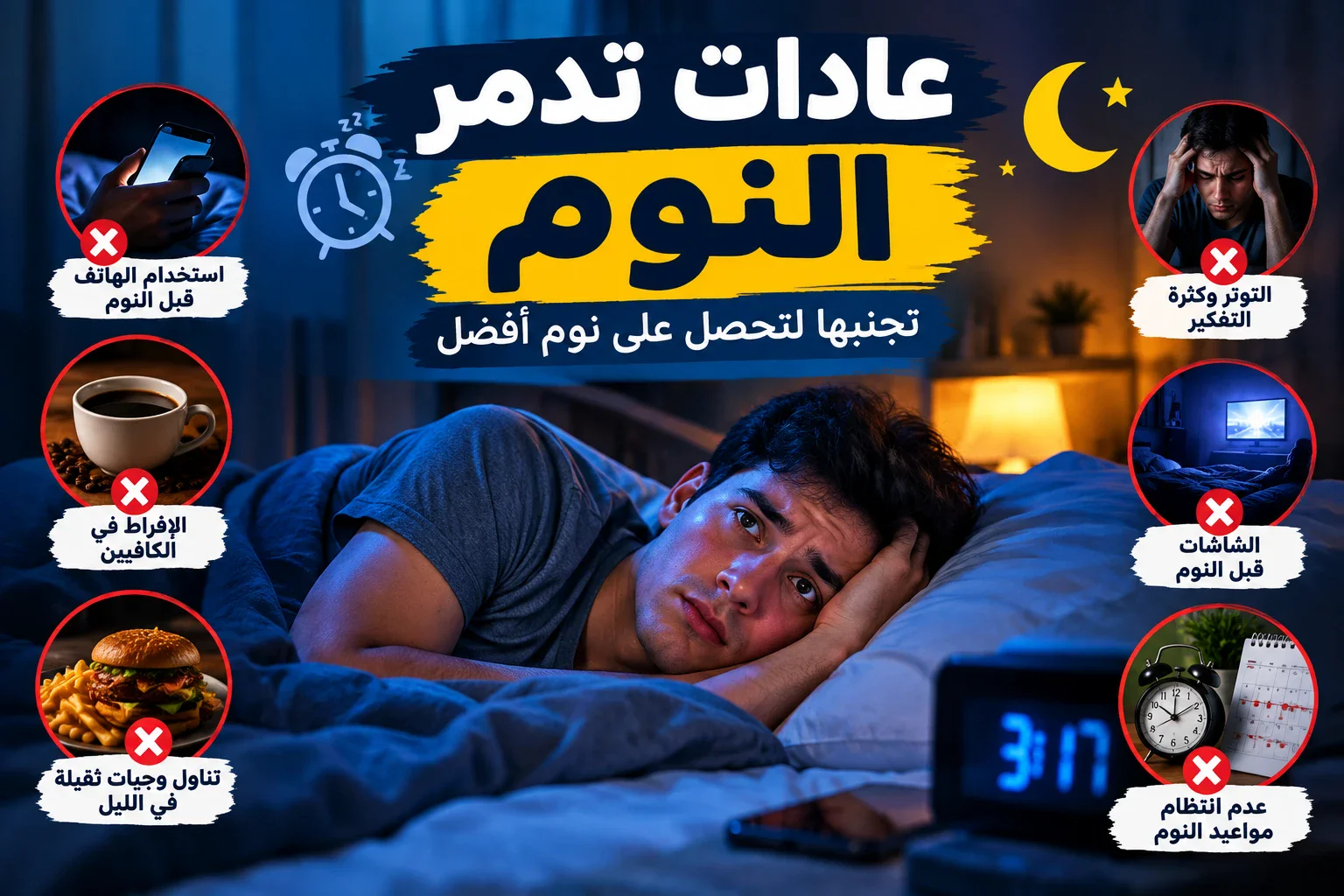 image about هل تبحث عن اجابة لسؤال: كيف تنام بسرعة؟ 10 طرق سحرية للتخلص من الارق و التوتر و الاستغراق في نوم عميق واخطاء تدمر نومك.