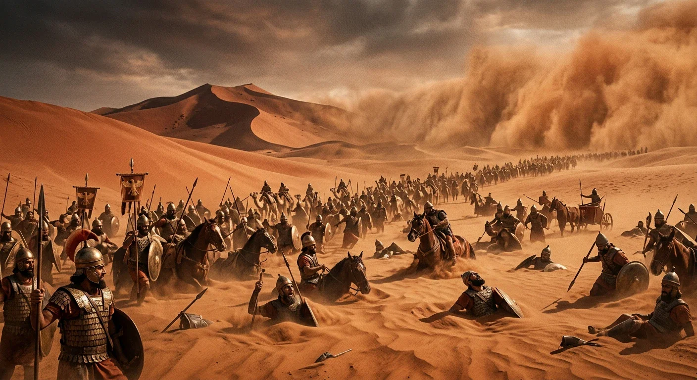 image about عندما ابتلعت رمال مصر أقوى جيوش العالم القديم دون أثر . . . لغز جيش الـ 50 ألفاً