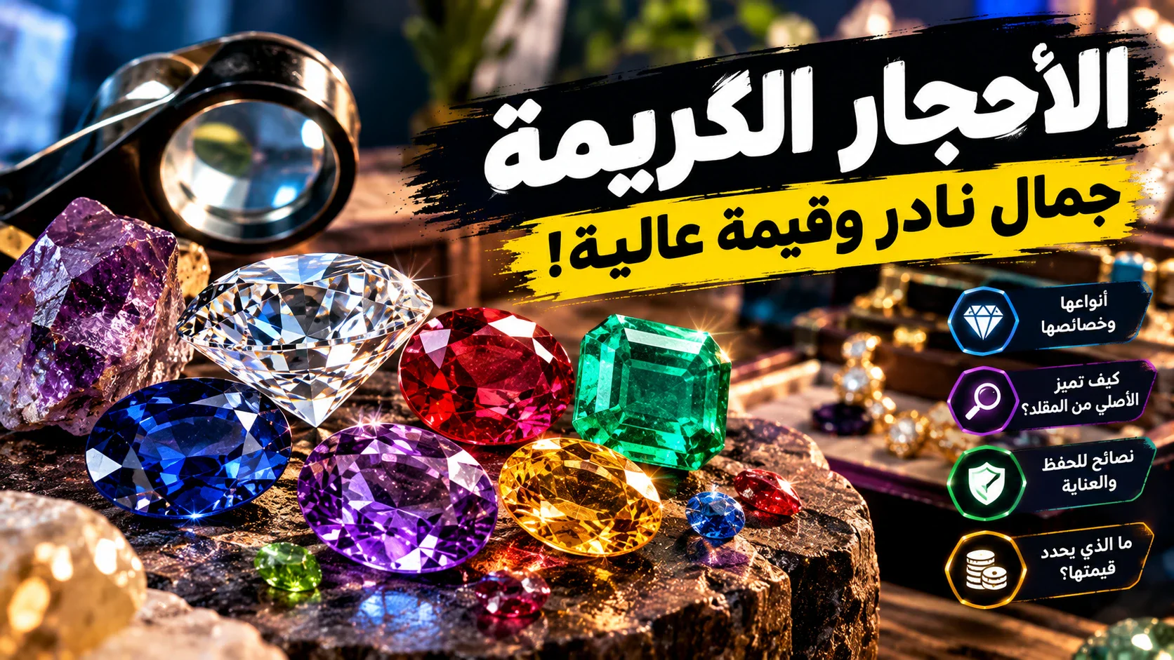 image about الأحجار الكريمة: كيف تميز أنواعها وتفهم قيمتها