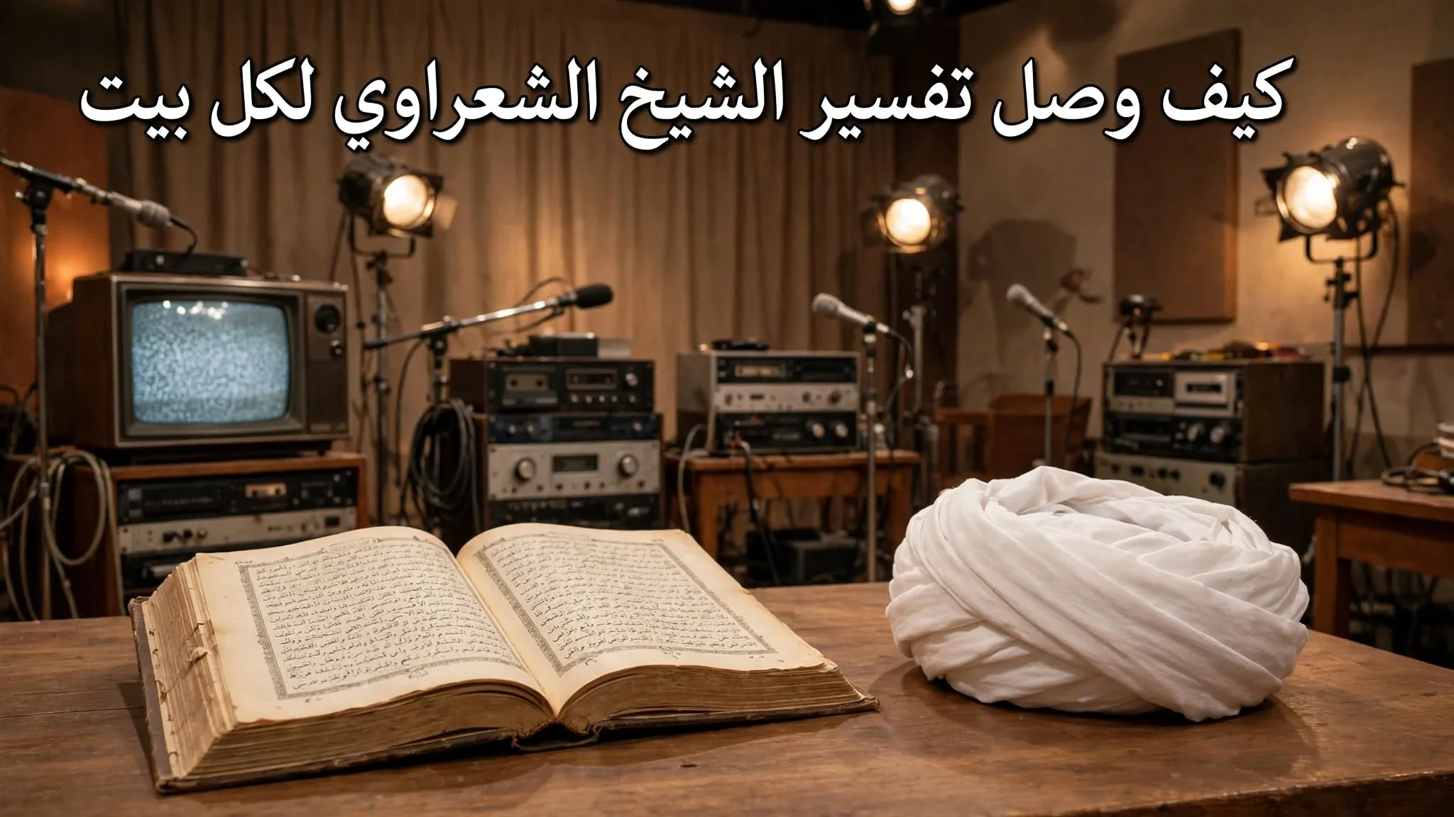 image about من قرية إلى الأمة الإسلامية.. كيف وصل تفسير الشعراوي إلى كل بيت؟