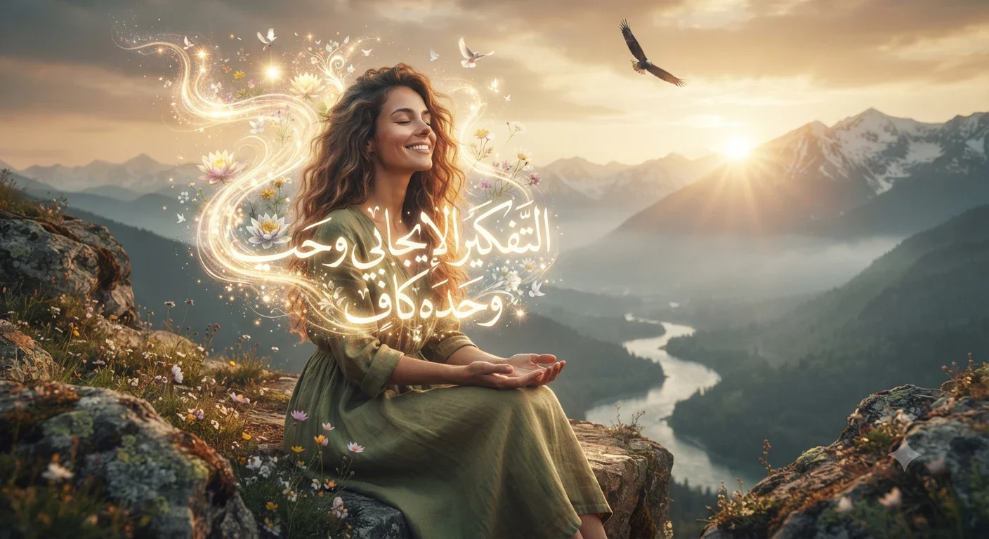 image about هل التفكير الإيجابي وحده كافٍ لتغيير حياتنا؟
