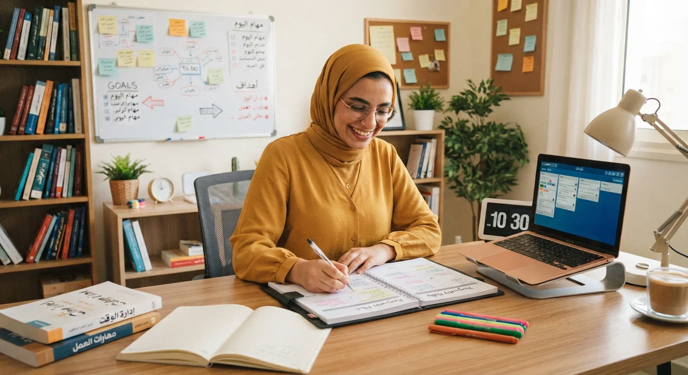 image about الخطة الشاملة لتنظيم الوقت وزيادة الإنتاجية.