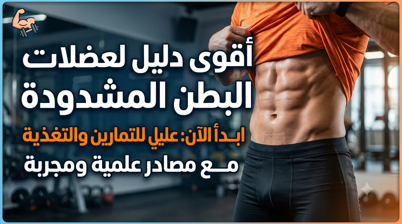 image about دليل شامل حول كيفية اظهار عضلات البطن بشكل طبيعي وآمن للمبتدئين