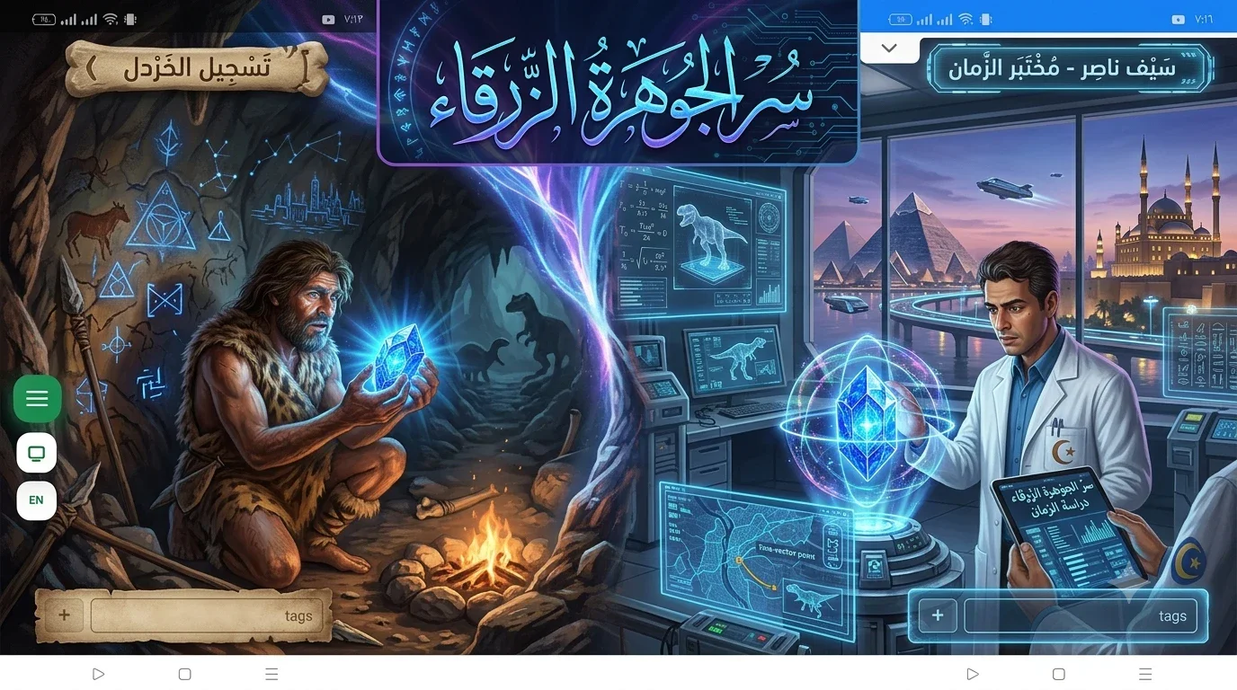 image about سر الجوهرة الزرقاء: رحلة عبر الزمن من العصر الحجري إلى القاهرة