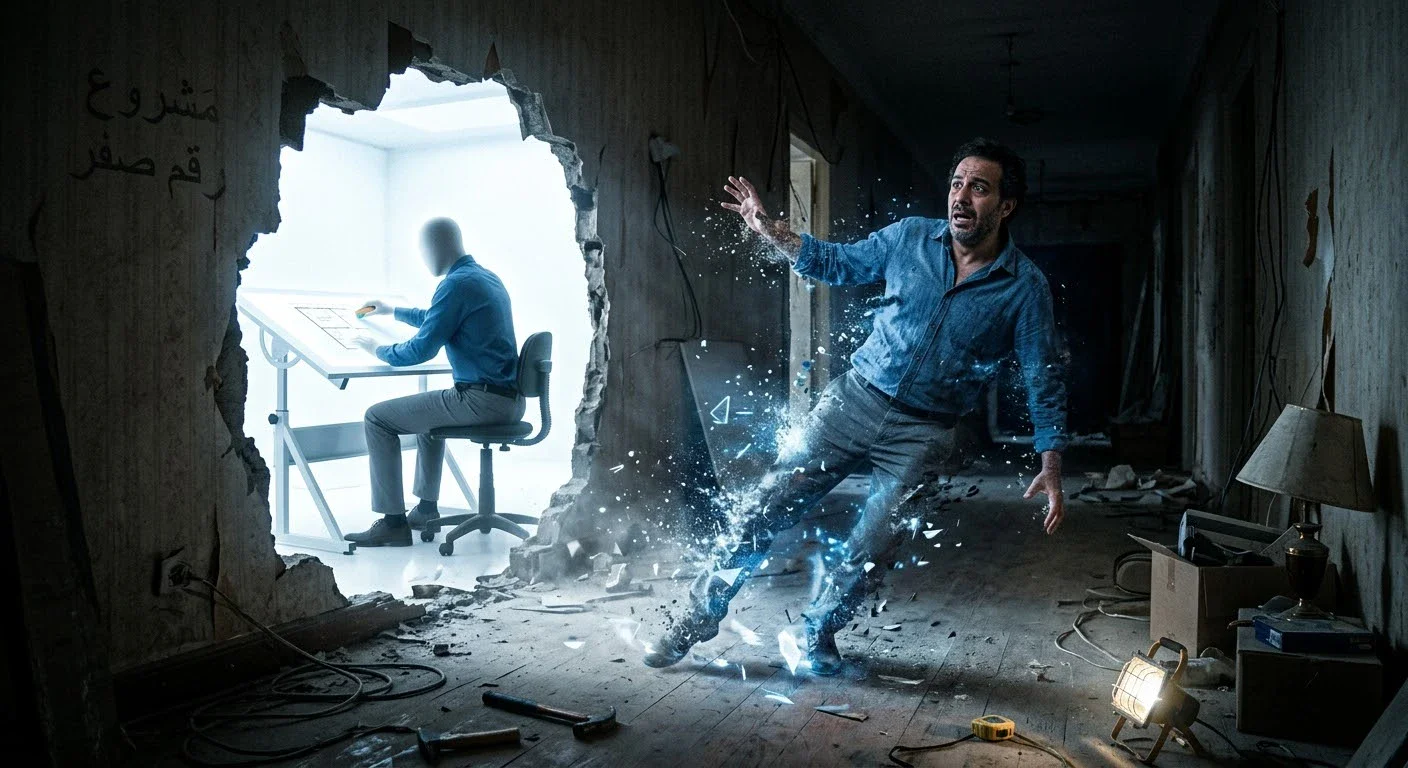 image about المهندس رقم صفر: متلازمة الجدار الرابع