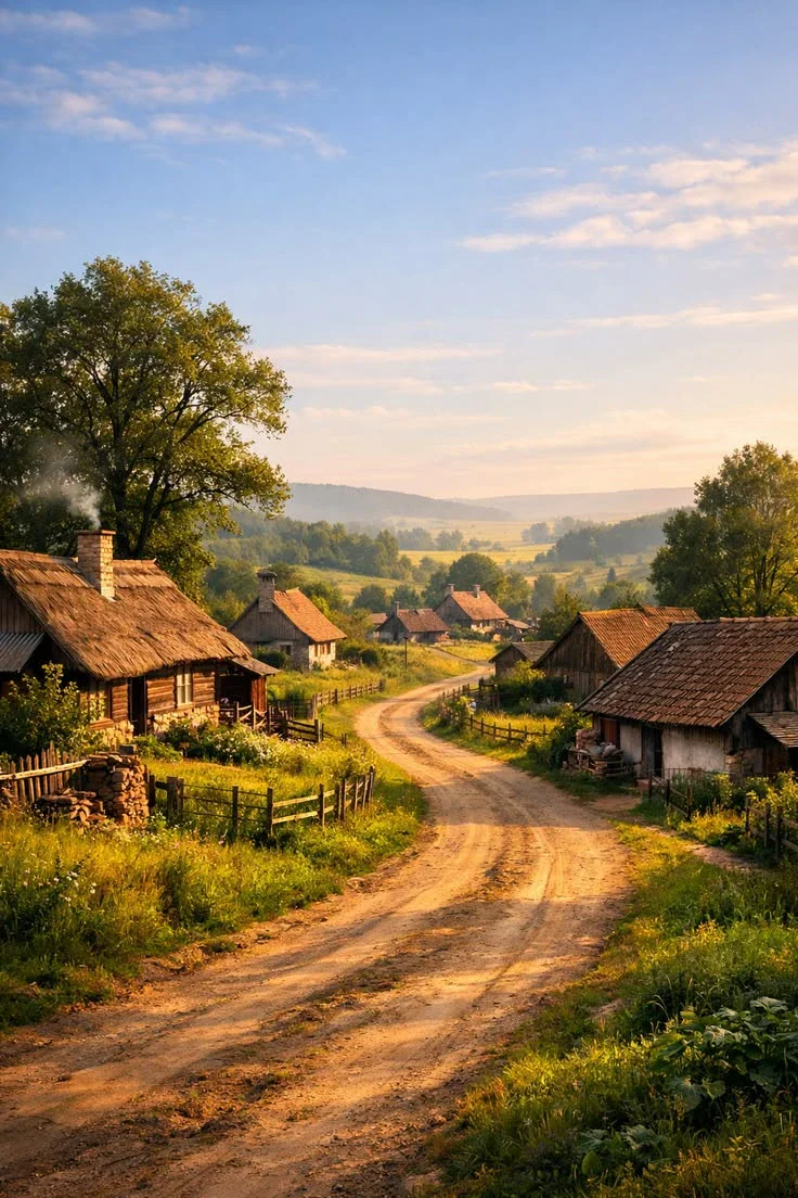 image about  قصة إنجليزية مستوى B1 مع الترجمة | A Day in the Quiet Village