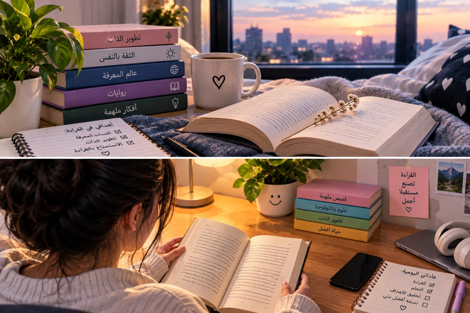 image about 📖 كيف تجعل القراءة عادة يومية في حياتك؟