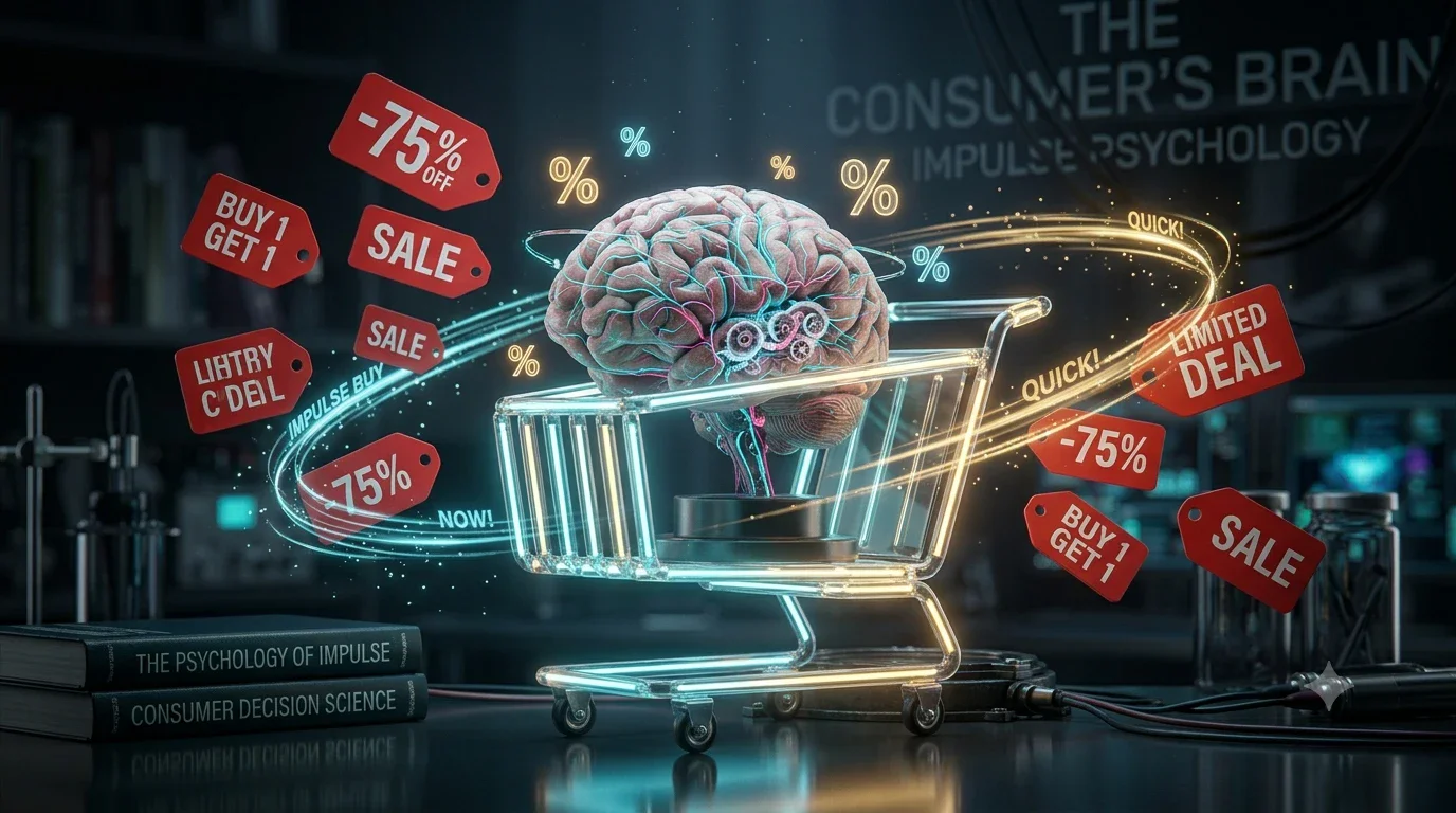 image about 🧠 كيف يخدعك عقلك يومياً؟ 5 حيل نفسية تتحكم في قراراتك دون أن تدري