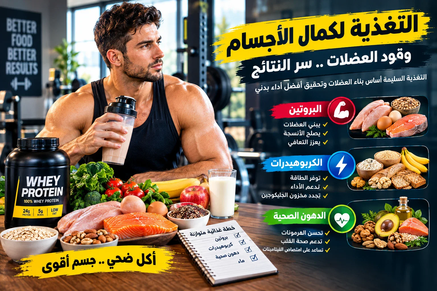 image about كمال الأجسام: دليل شامل لبناء العضلات وتحسين القوة واللياقة البدنية