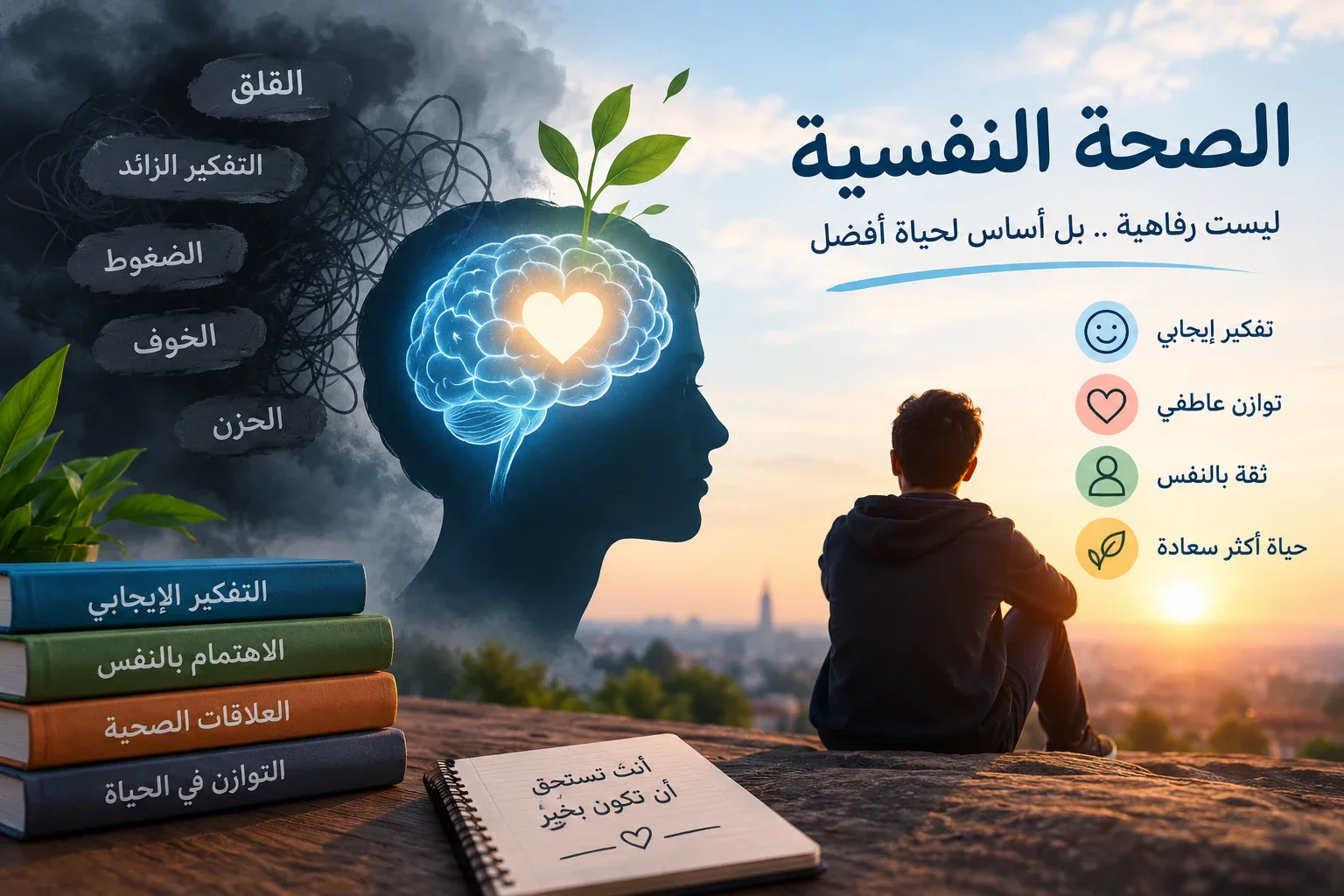 image about الصحة النفسية وأهميتها في حياتنا: كيف نحافظ على التوازن النفسي ونتعامل مع الضغوط اليومية لنعيش حياة أكثر راحة وسعادة؟