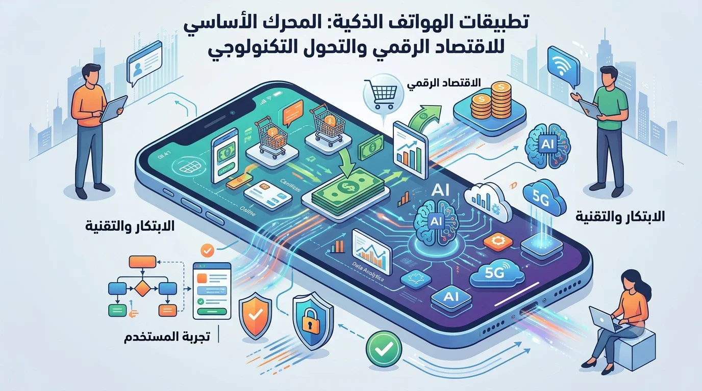 image about تطبيقات الهواتف الذكية: المحرك الأساسي للاقتصاد الرقمي والتحول التكنولوجي