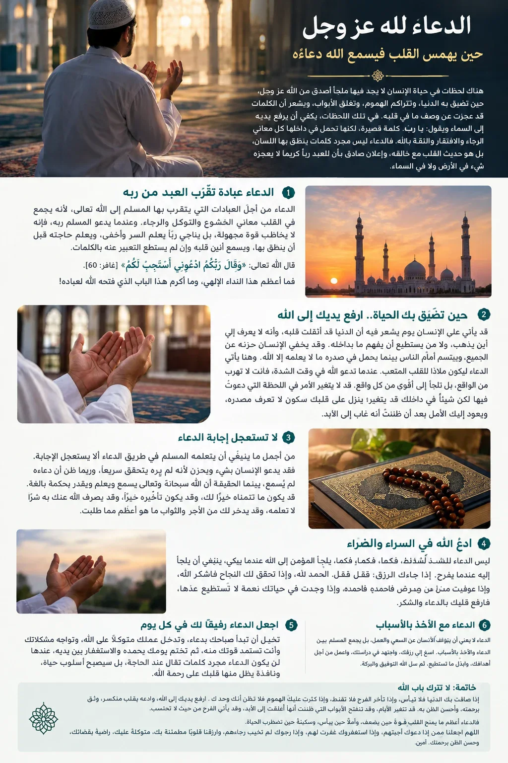 image about حين يهمس القلب فيسمع الله دعاءه