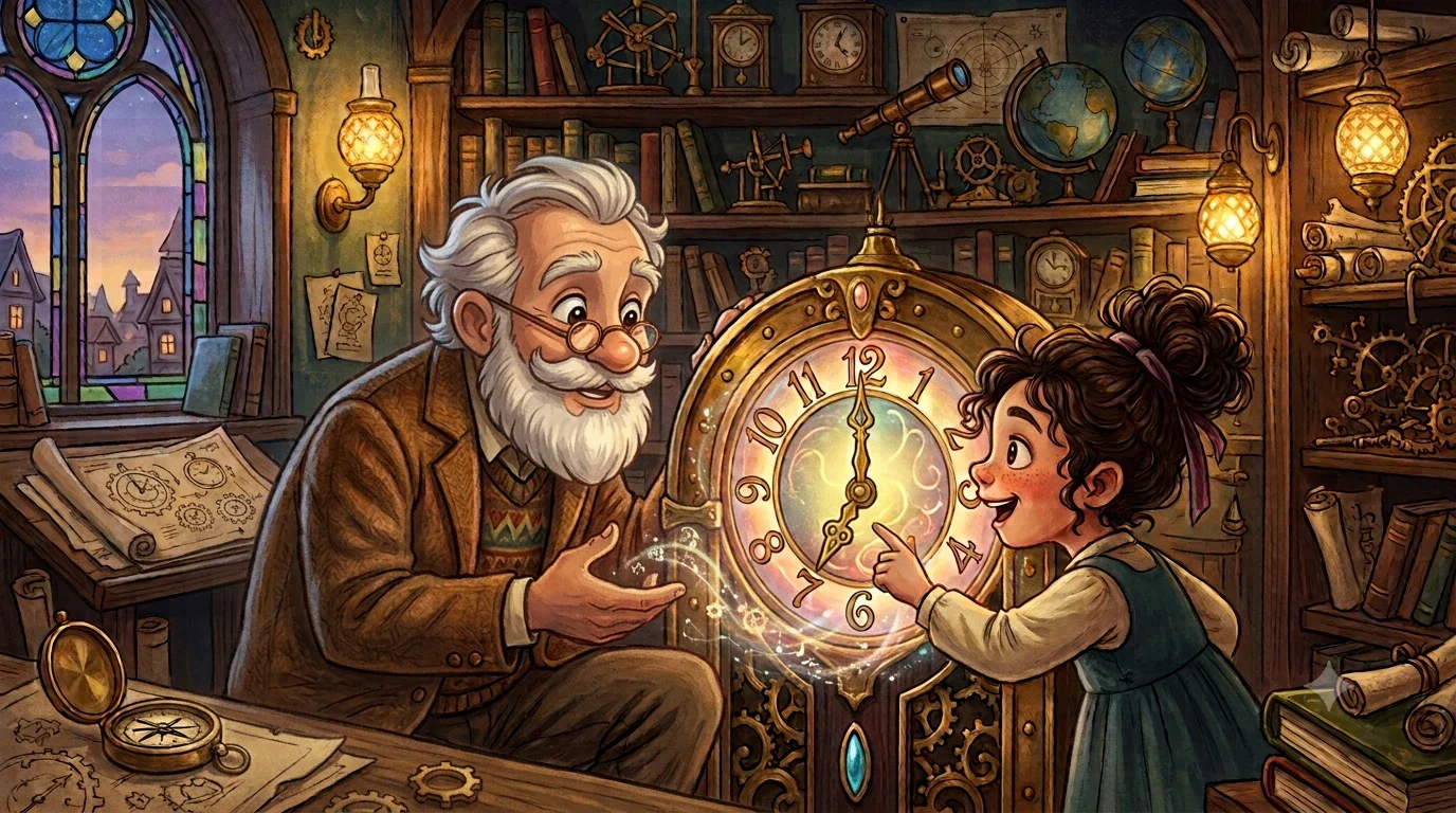 image about سر الساعة القديمة⏰✨